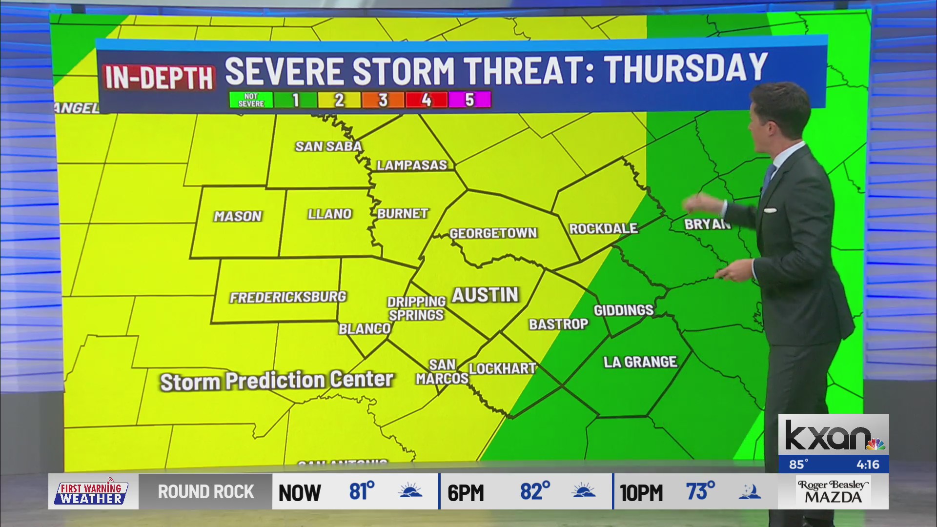 Wednesday evening First Warning Forecast – KXAN Austin