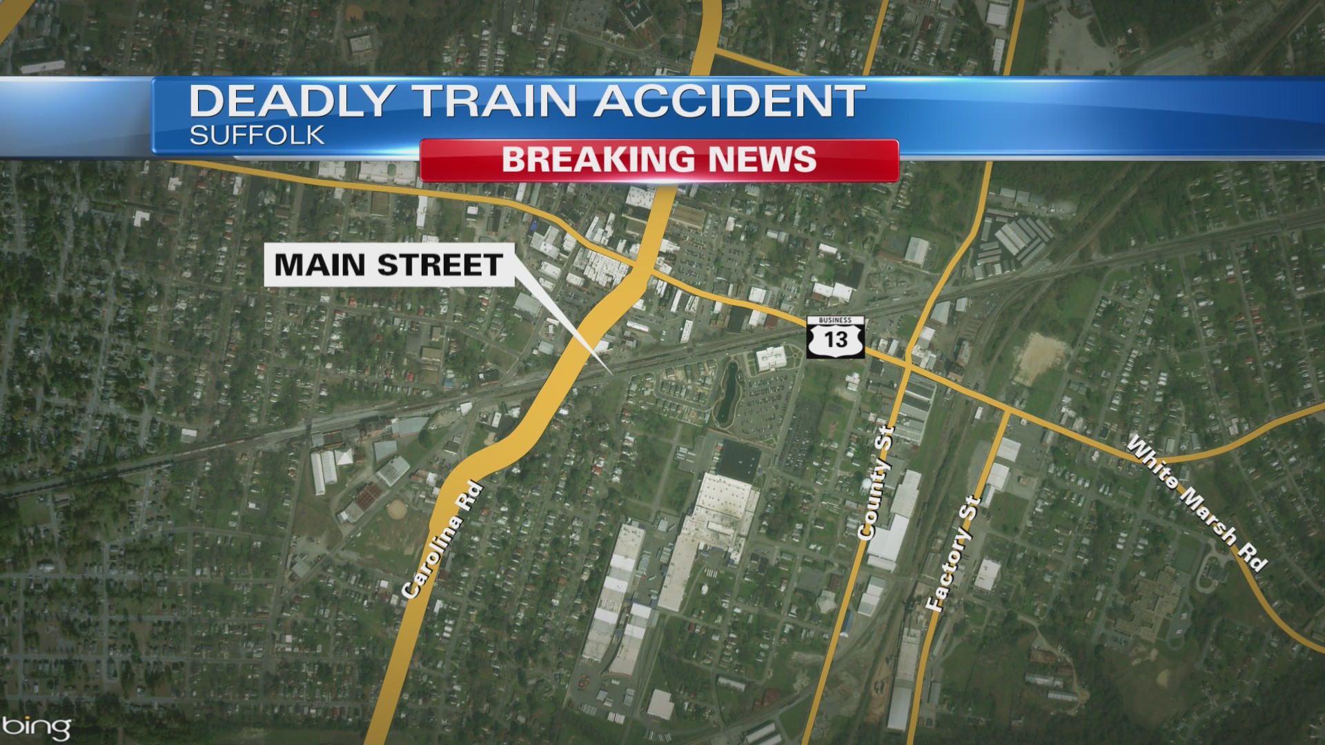 Pedestrian dead on the scene after being struck by train on Main St in ...