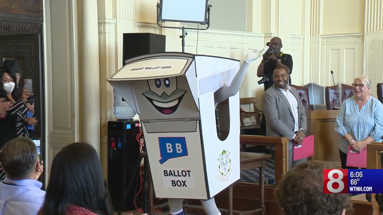 Hartford introduces voting mascot