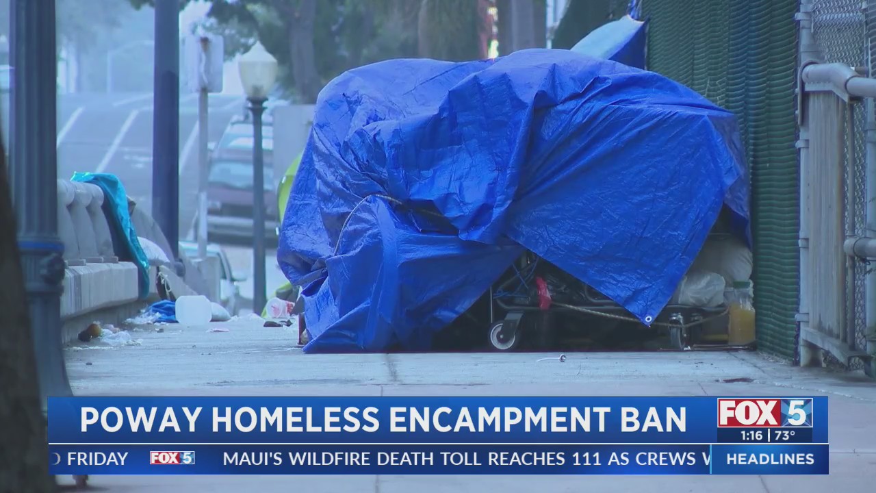 Poway Homeless Encampment Ban – FOX 5 San Diego & KUSI News