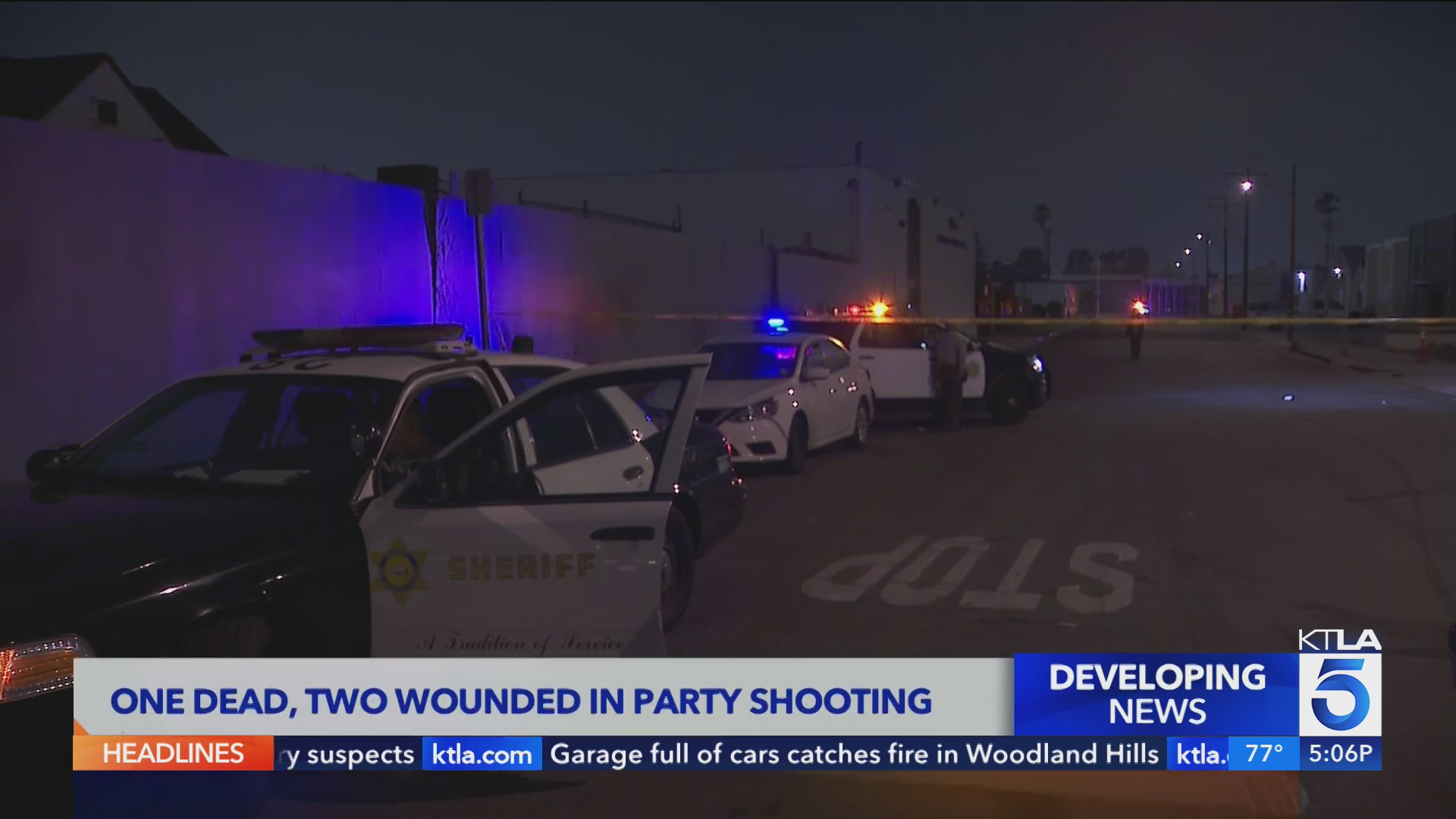 1 dead, 2 wounded in shooting at party in Gardena – KTLA