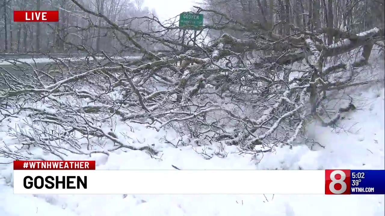 Nor’easter weather update in Goshen