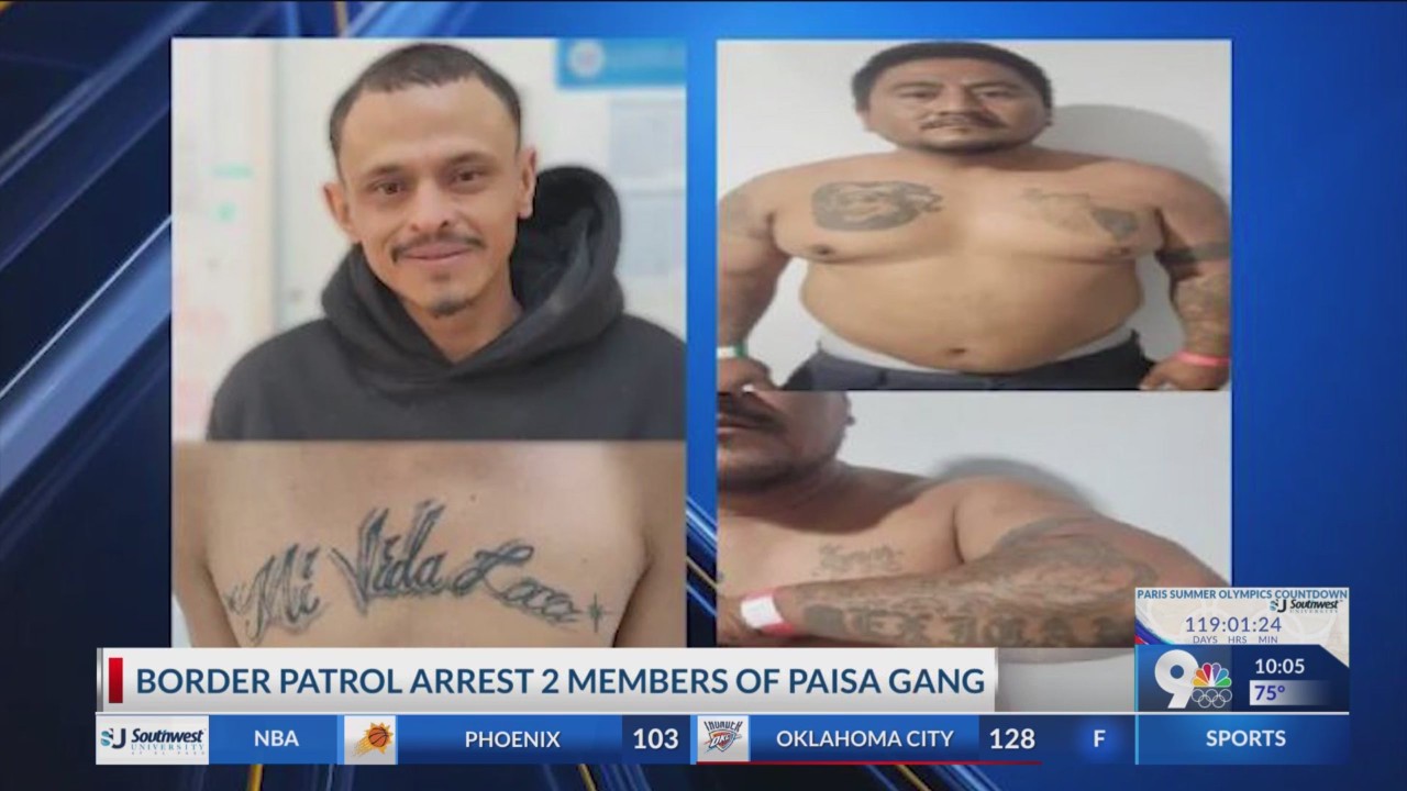 Border Patrol arrest 2 members of Paisa Gang &ndash; KTSM 9 News