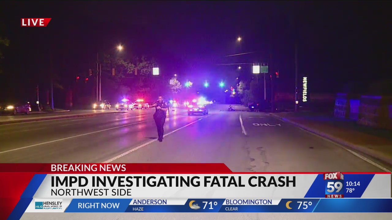 Motorcyclist killed in crash on Indy’s northwest side – Fox 59