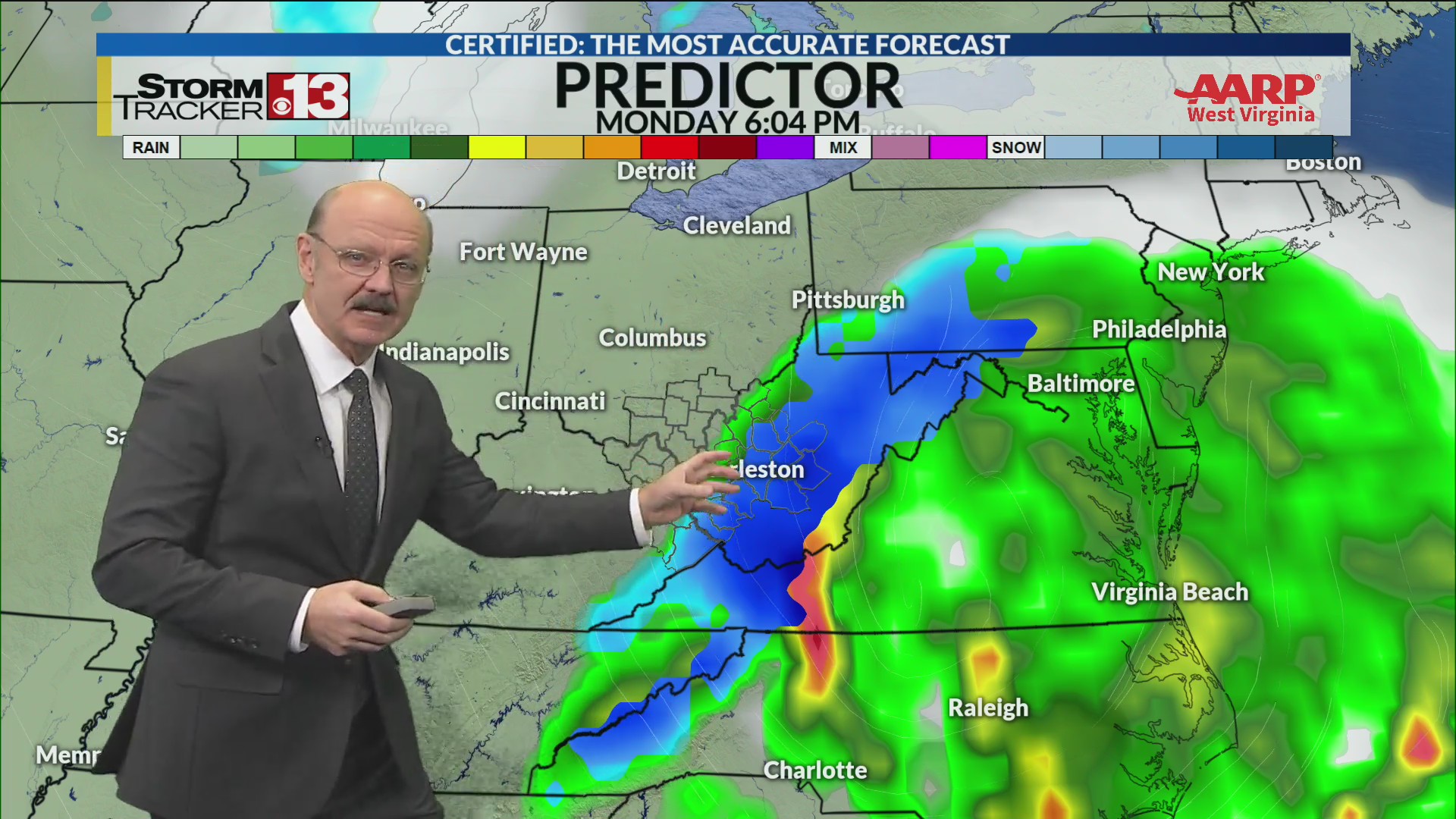 Snow next Monday? – WOWK 13 News