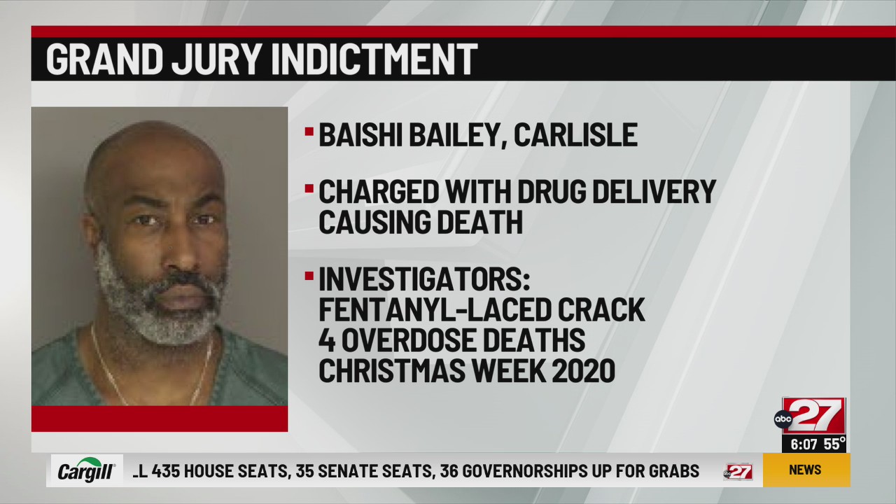 Carlisle man indicted in relation to four overdose deaths – ABC27