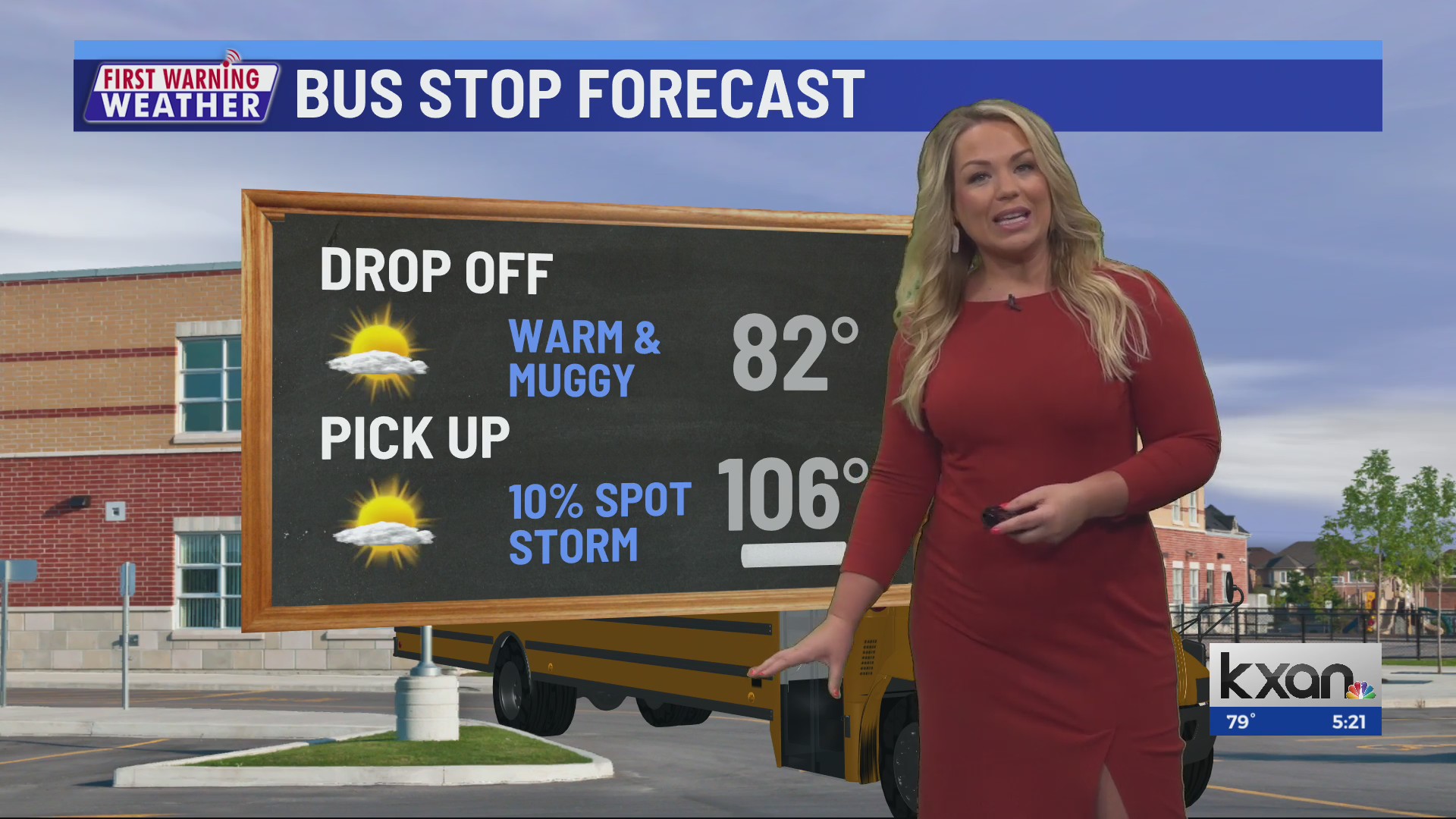 First Warning Weather with Kristen Currie KXAN Austin