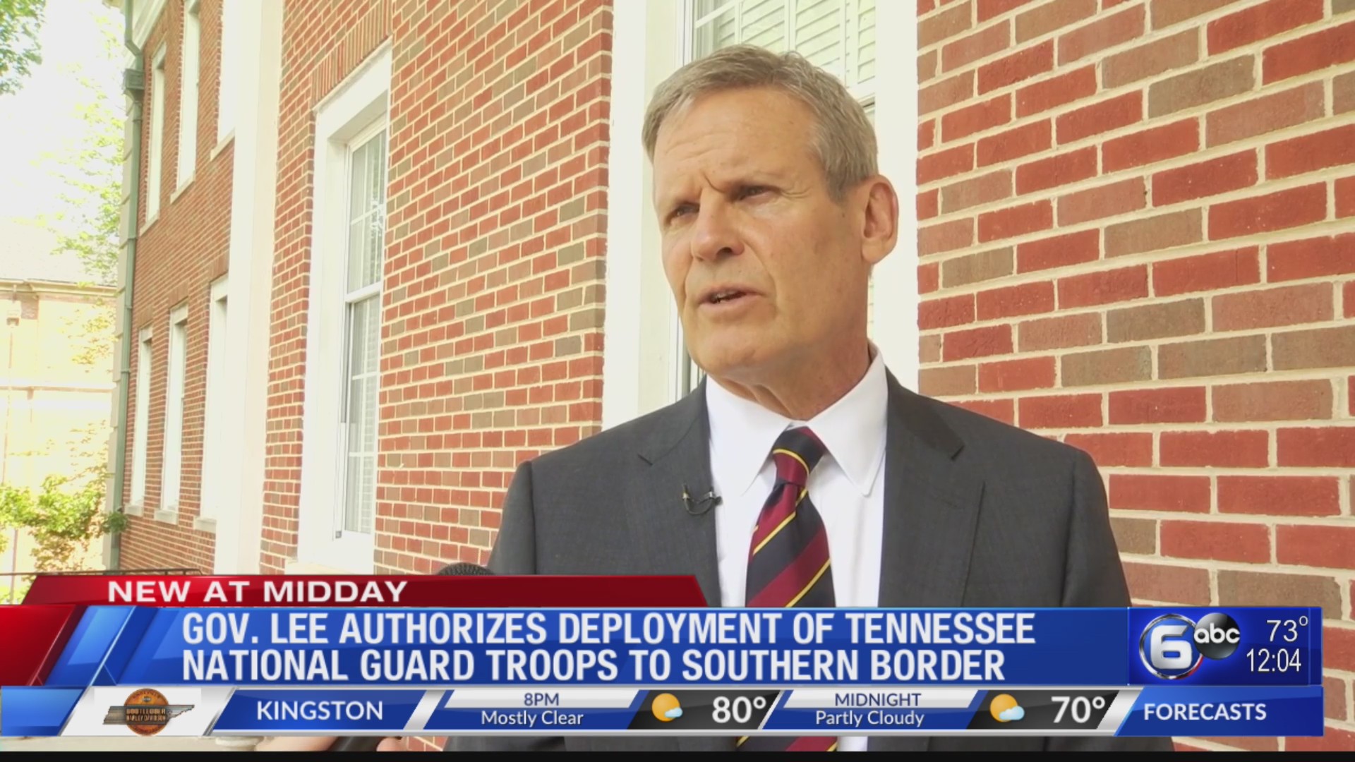 Gov. Lee authorizes Tennessee National Guard to deploy to southern US ...