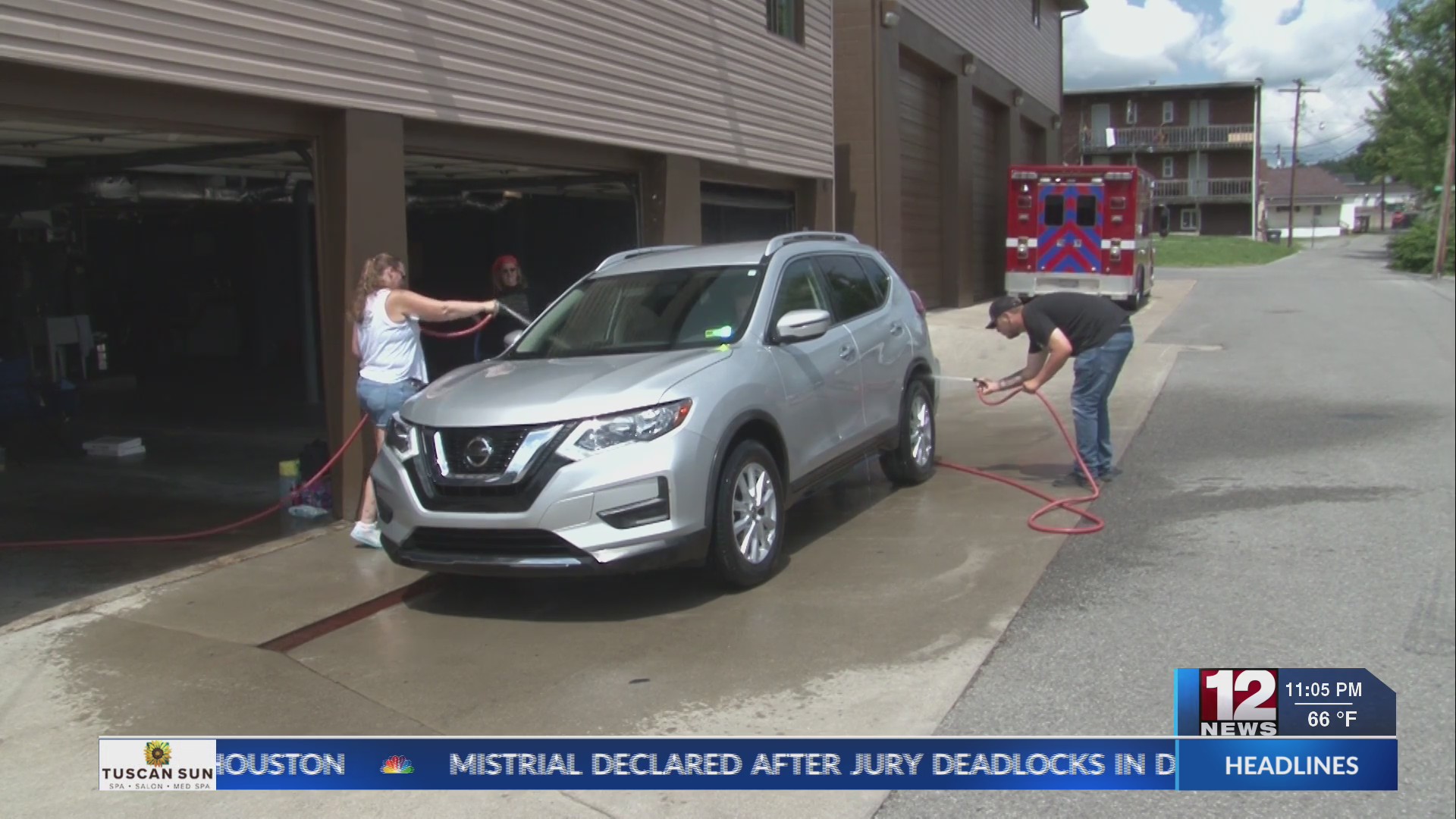 Clarksburg Honor Flight holds car wash fundraiser for veterans