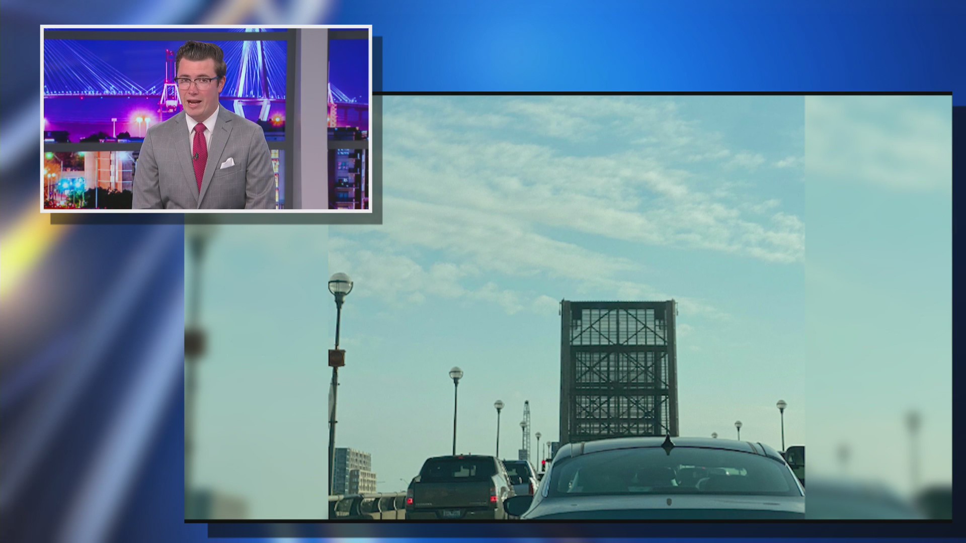 Ashley River Bridge North closed Sunday morning due to malfunction