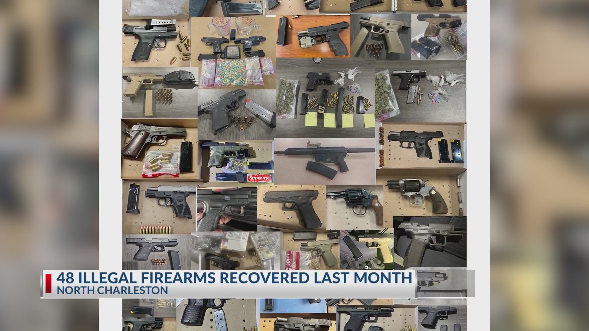 North Charleston officers recover nearly 50 illegal guns in February ...