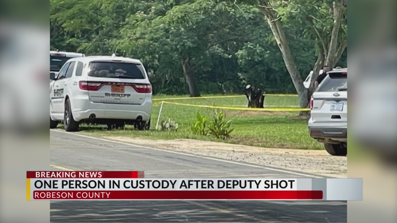 Suspect in custody after shooting Robeson County deputy, sheriff says ...