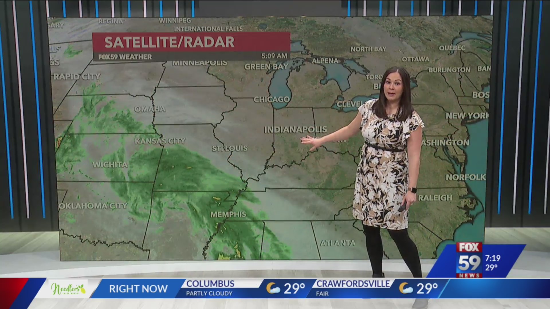 Mild weather pattern this week; showers holding off for now… – Fox 59