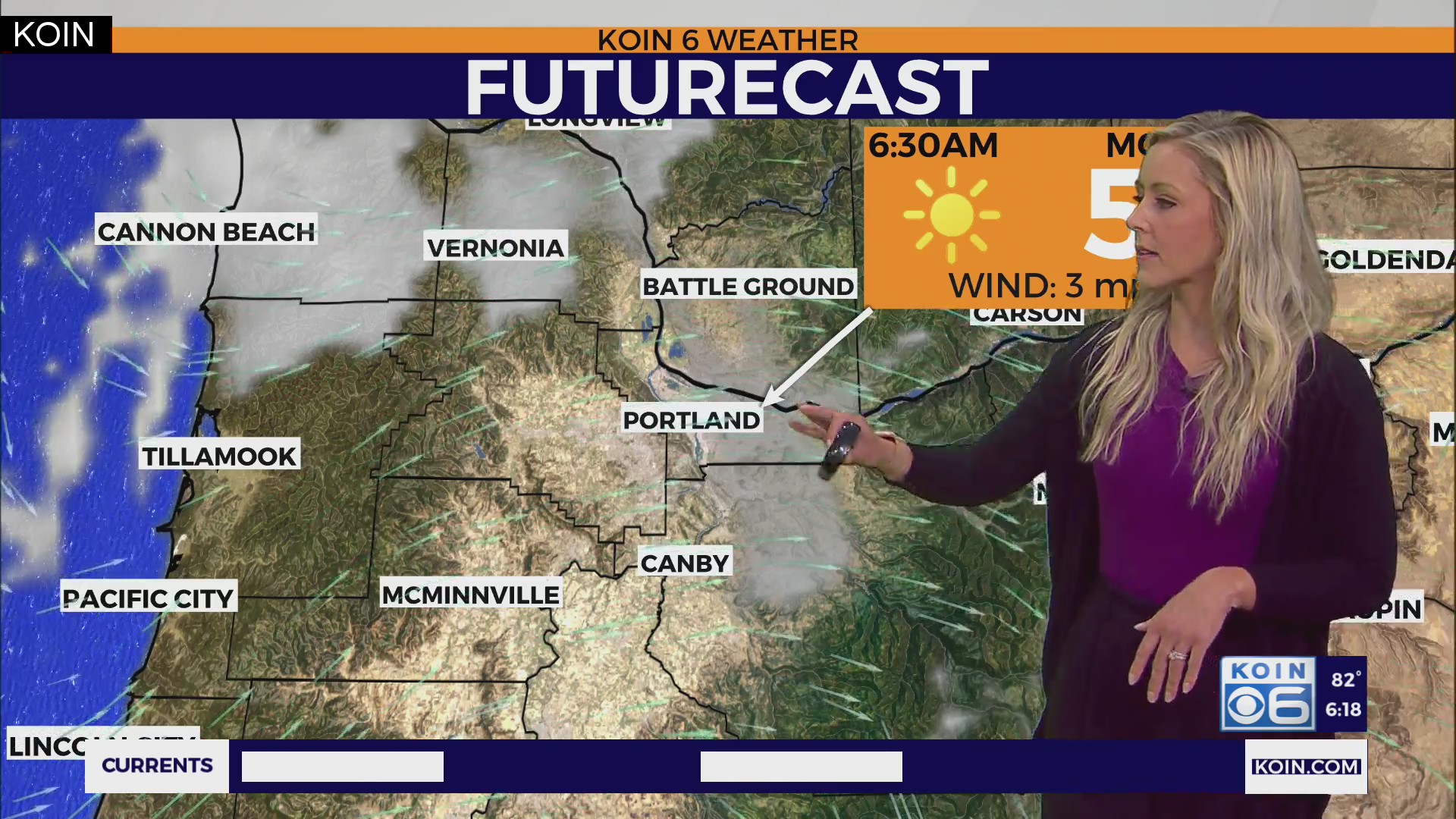 Weather forecast: Sunny and beautiful in Portland on Monday – KOIN.com