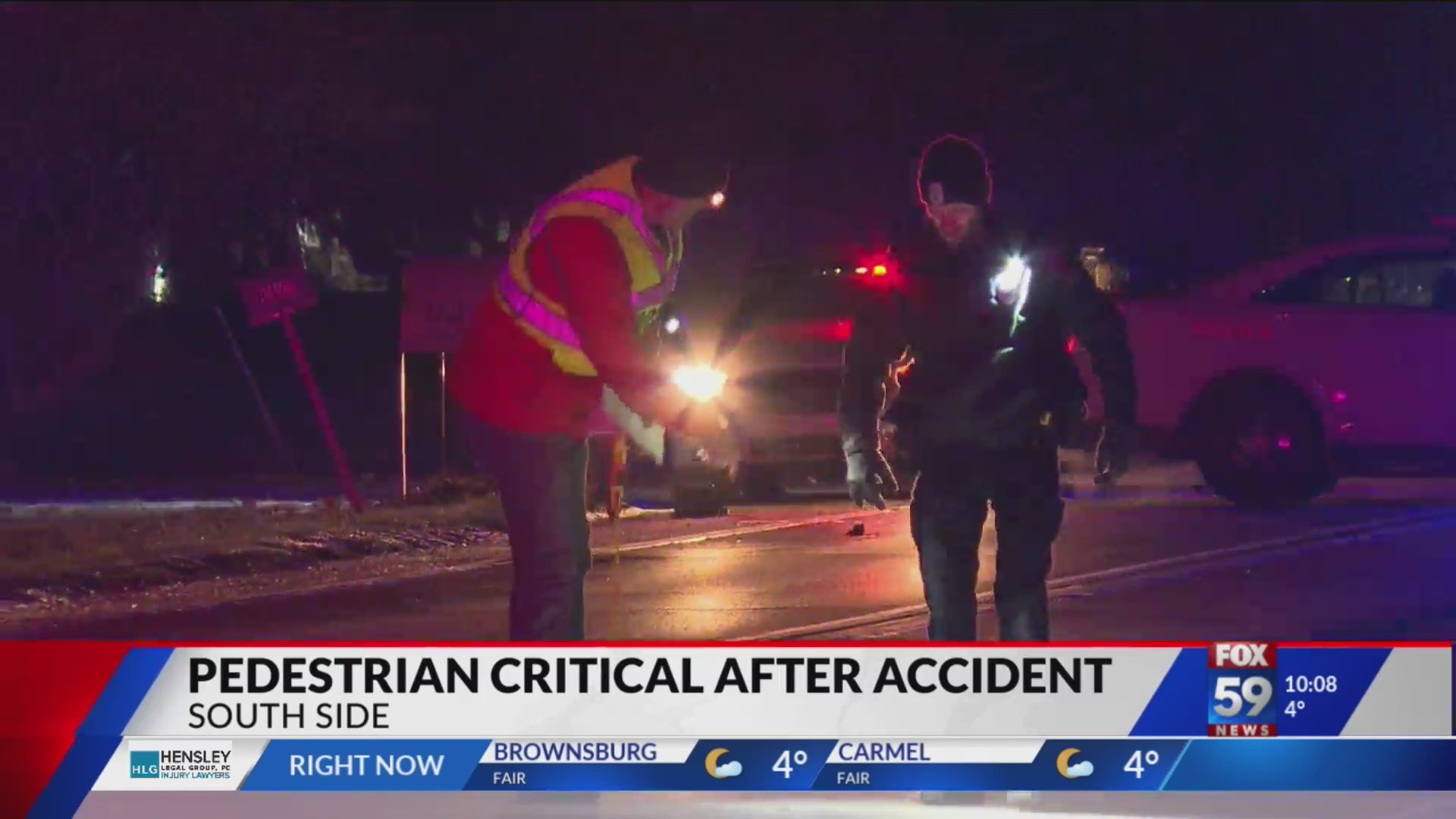 Pedestrian in critical condition after being struck by a vehicle on ...