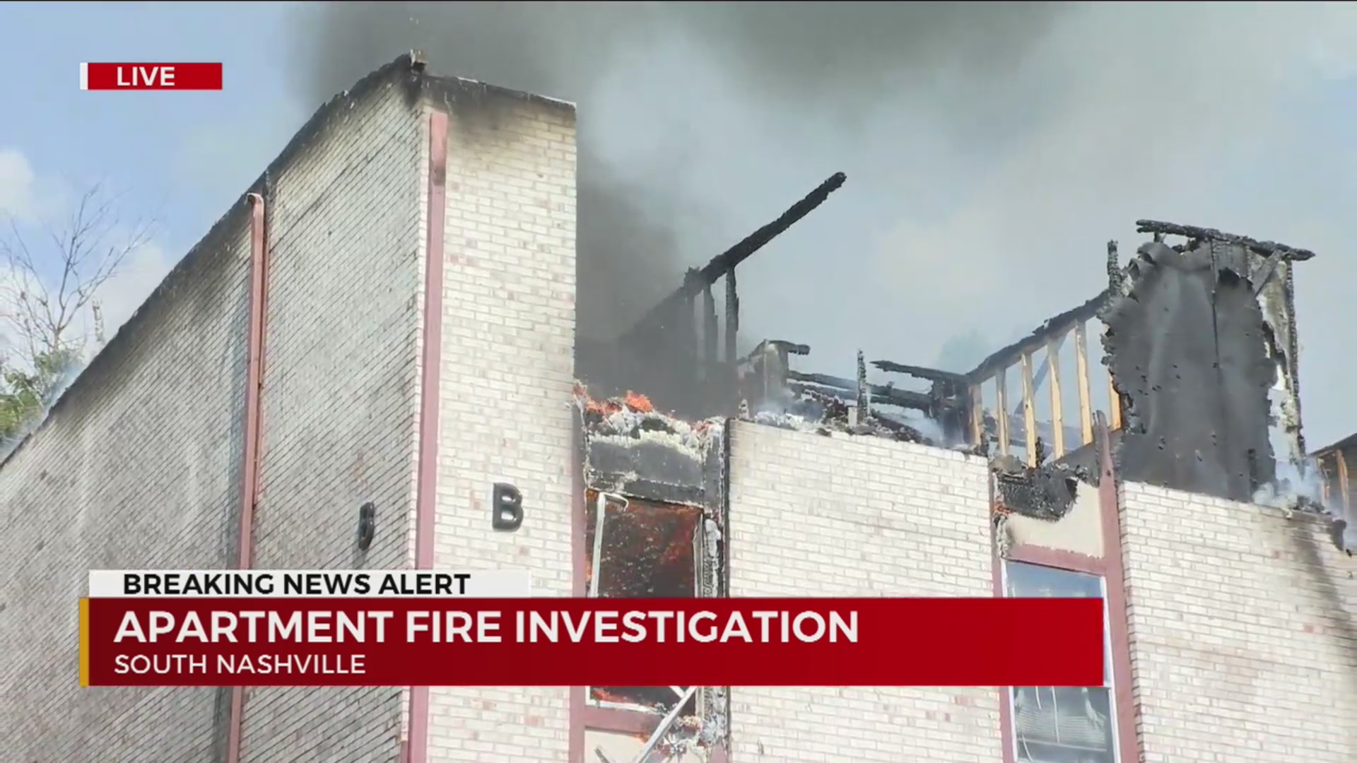 Large fire at South Nashville apartment complex – WKRN News 2