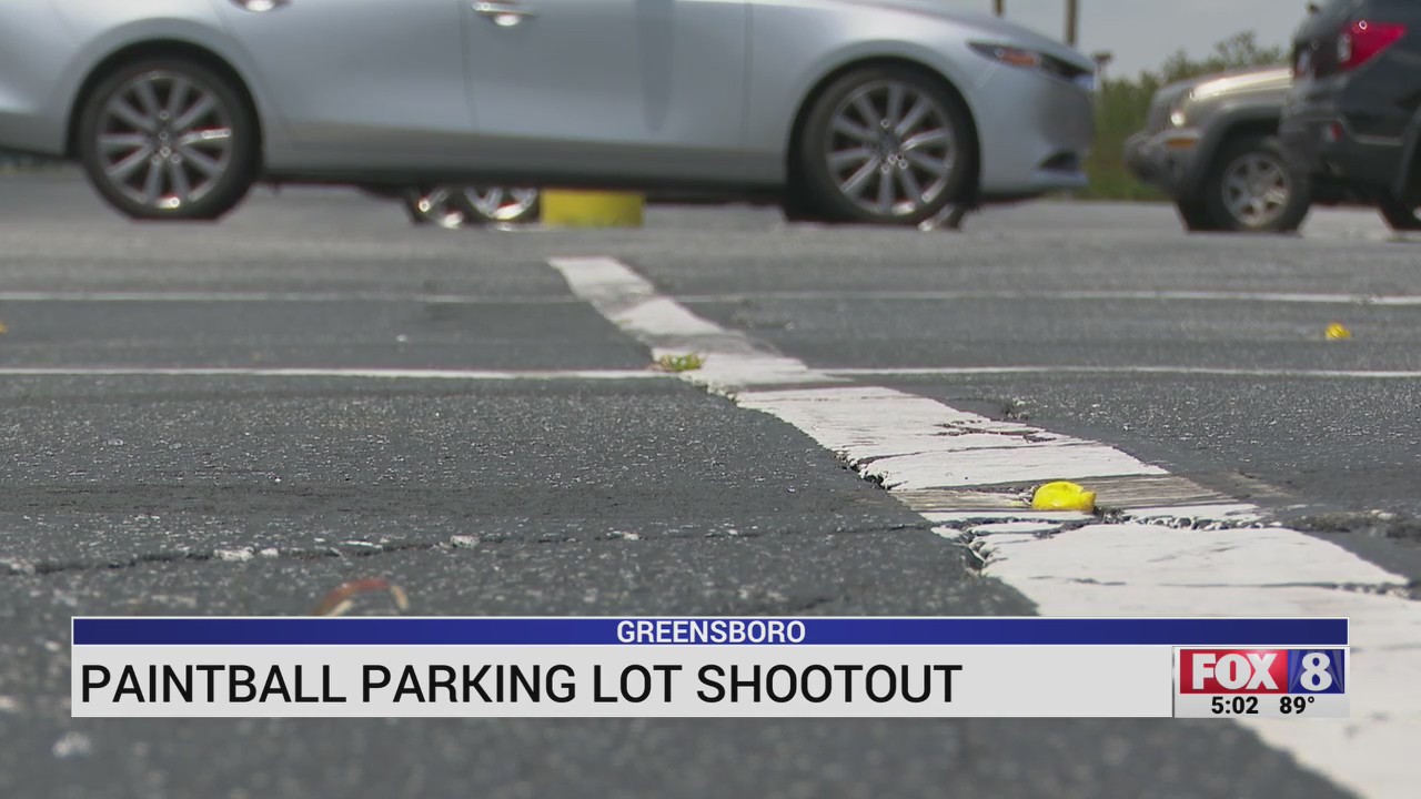 Paintball parking lot shootout in Greensboro FOX8 WGHP