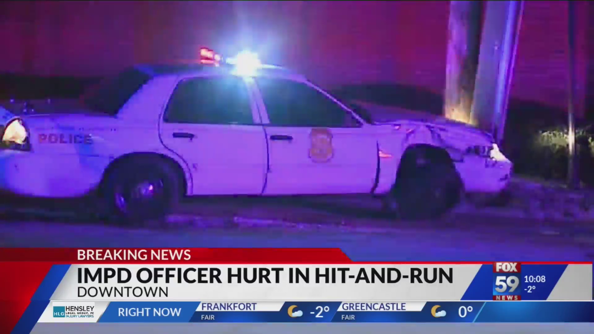 IMPD Officer involved in serious crash in downtown Indianapolis – Fox 59