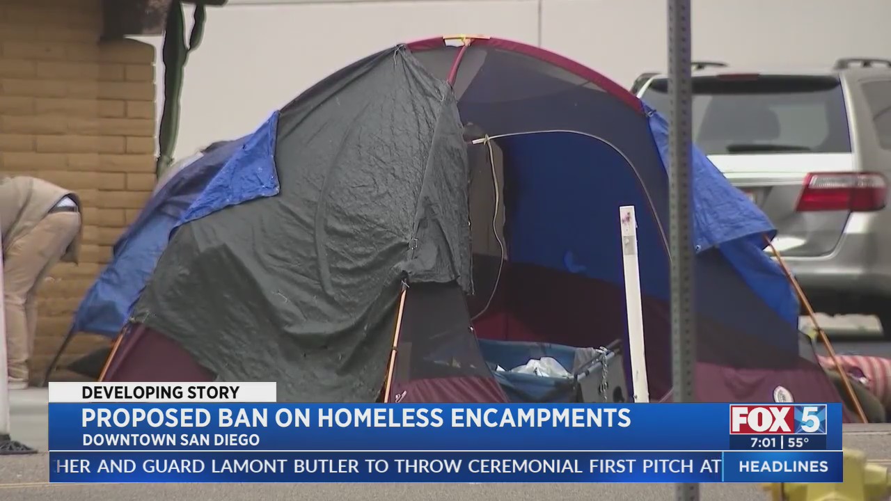 Proposed Ban On Homeless Encampments – FOX 5 San Diego & KUSI News