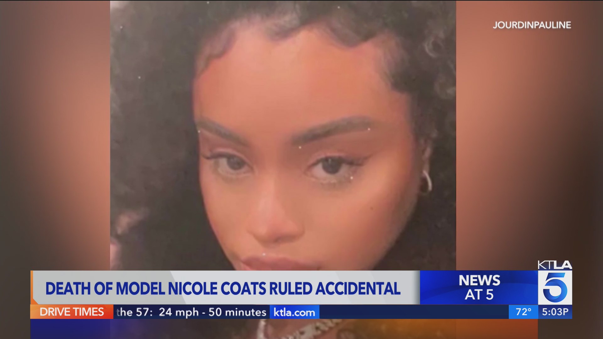 Medical examiner rules model death in DTLA accidental KTLA