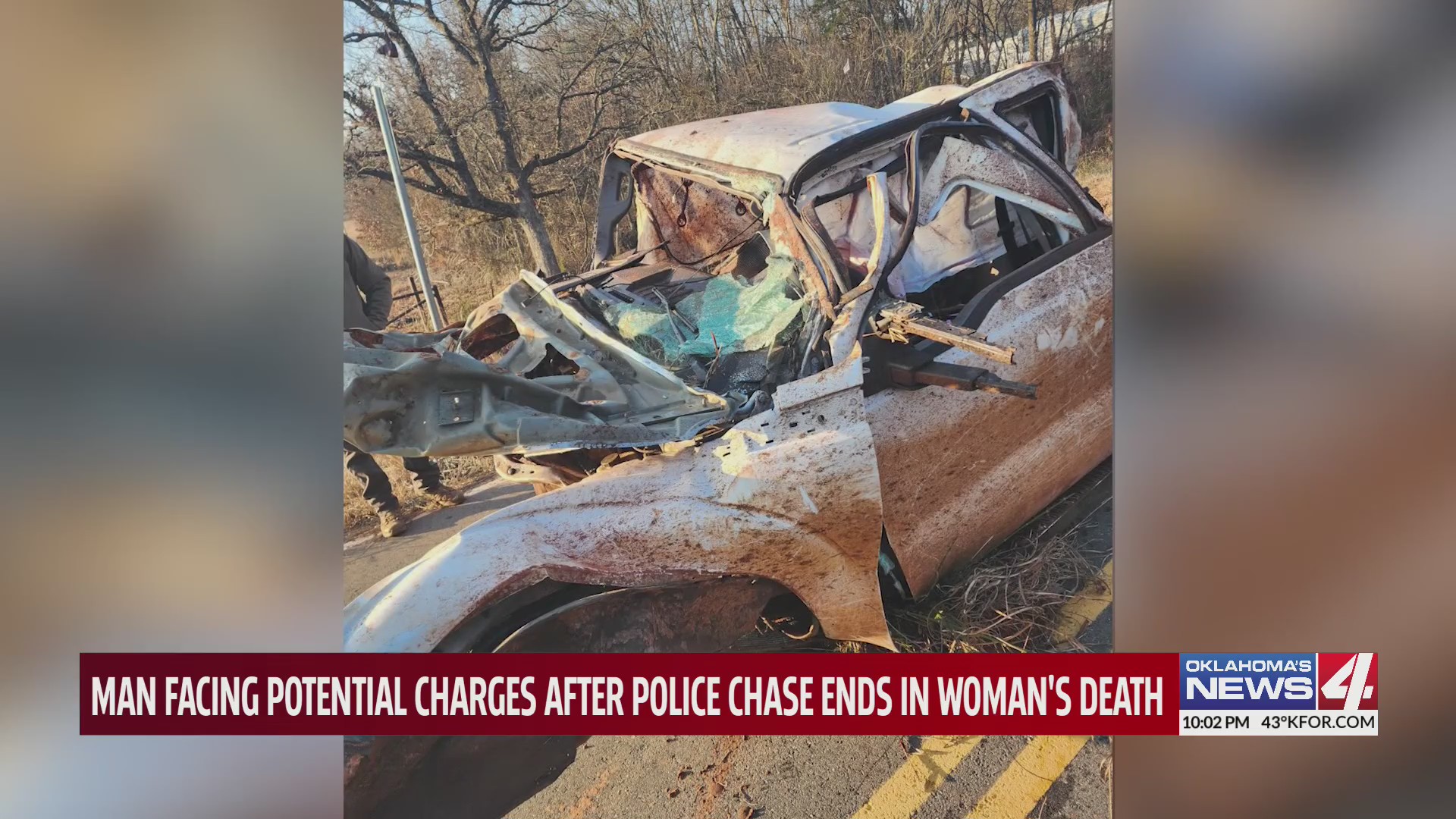 Man facing potential charges after police chase ends in woman’s death ...