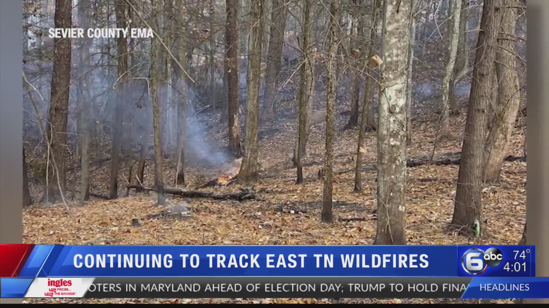 Tracking East Tennessee wildfires – WATE 6 On Your Side