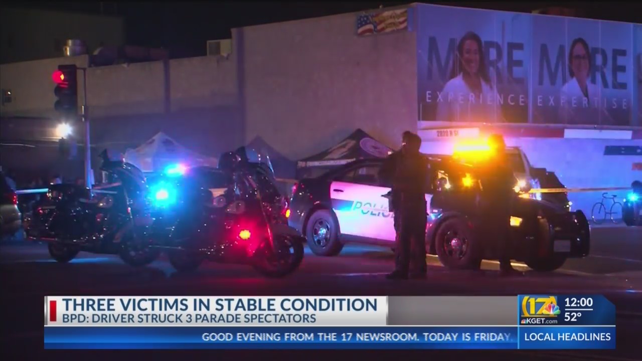 Police identify accused drunken driver who struck 3 at Bakersfield