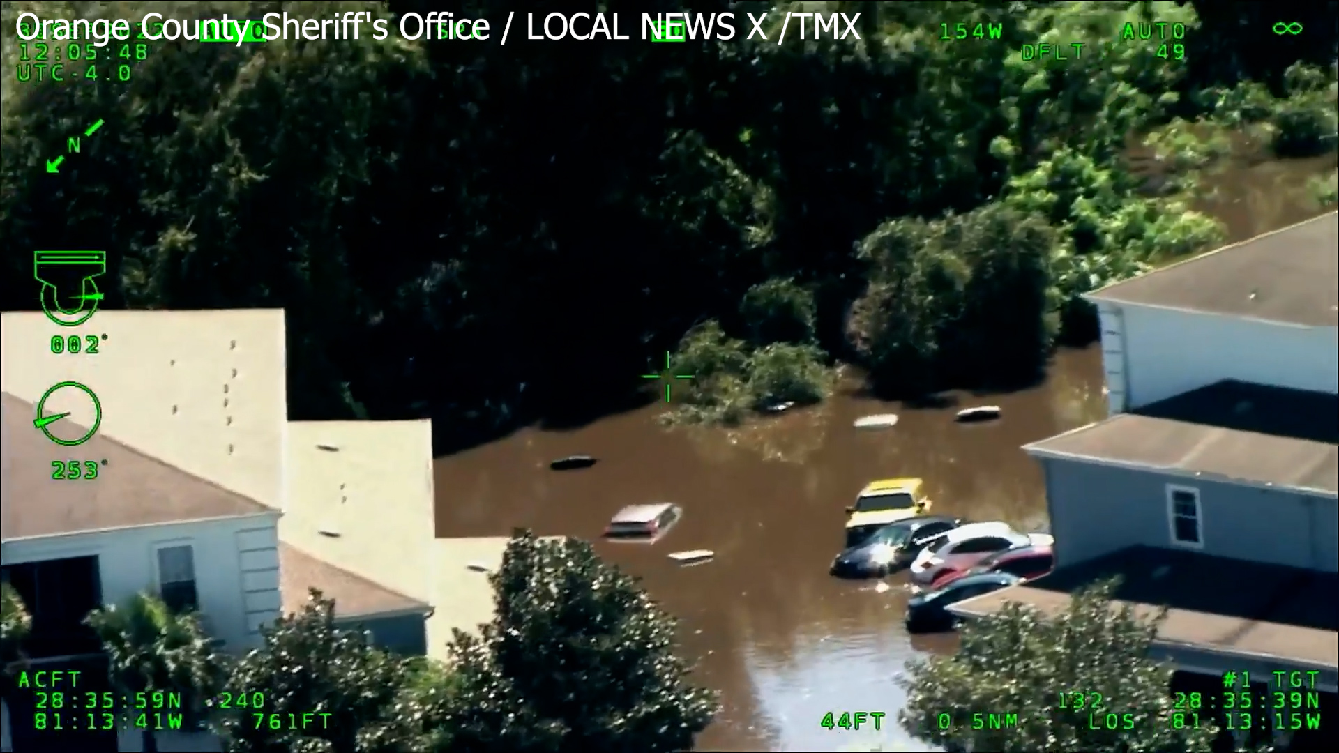 Chopper video shows view of Orlando area flooding after Hurricane Ian ...