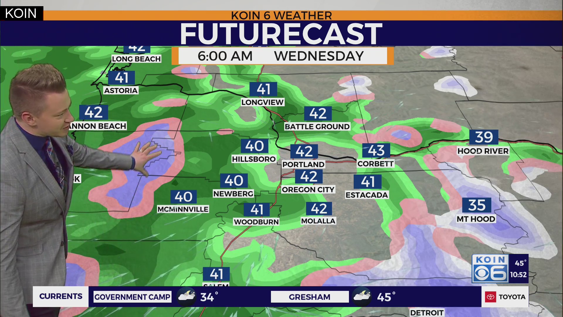 Cooler, wet weather returns to Portland area – KOIN.com