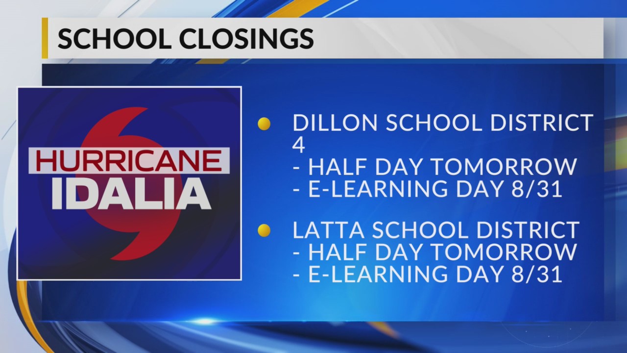 See school closings, schedule changes ahead of Idalia WBTW