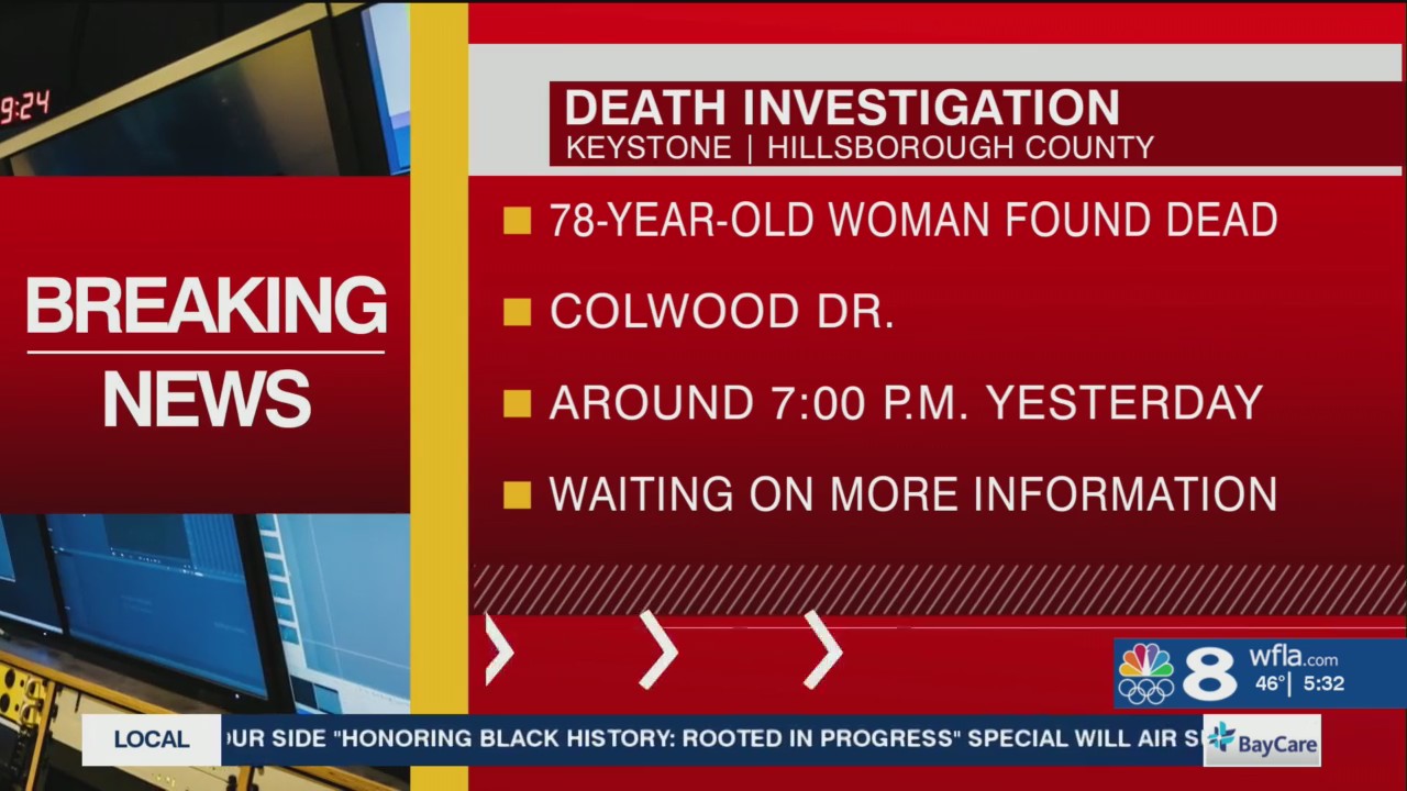Death investigation underway after neighbor finds 78-year-old woman ...