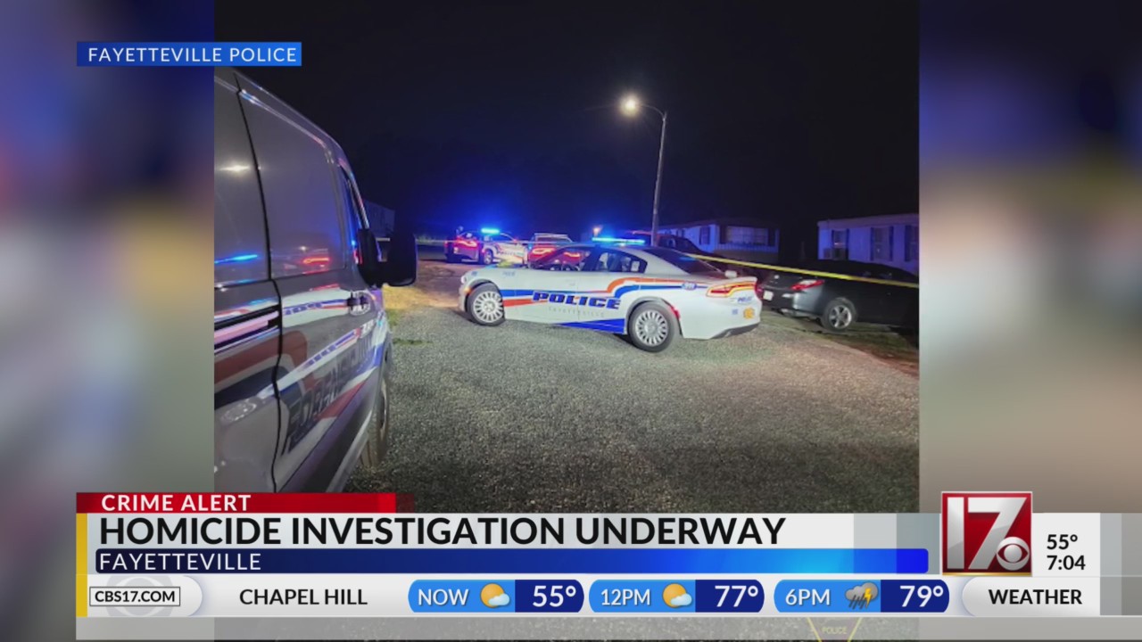 Man shot, killed in overnight homicide, Fayetteville police say – CBS17.com