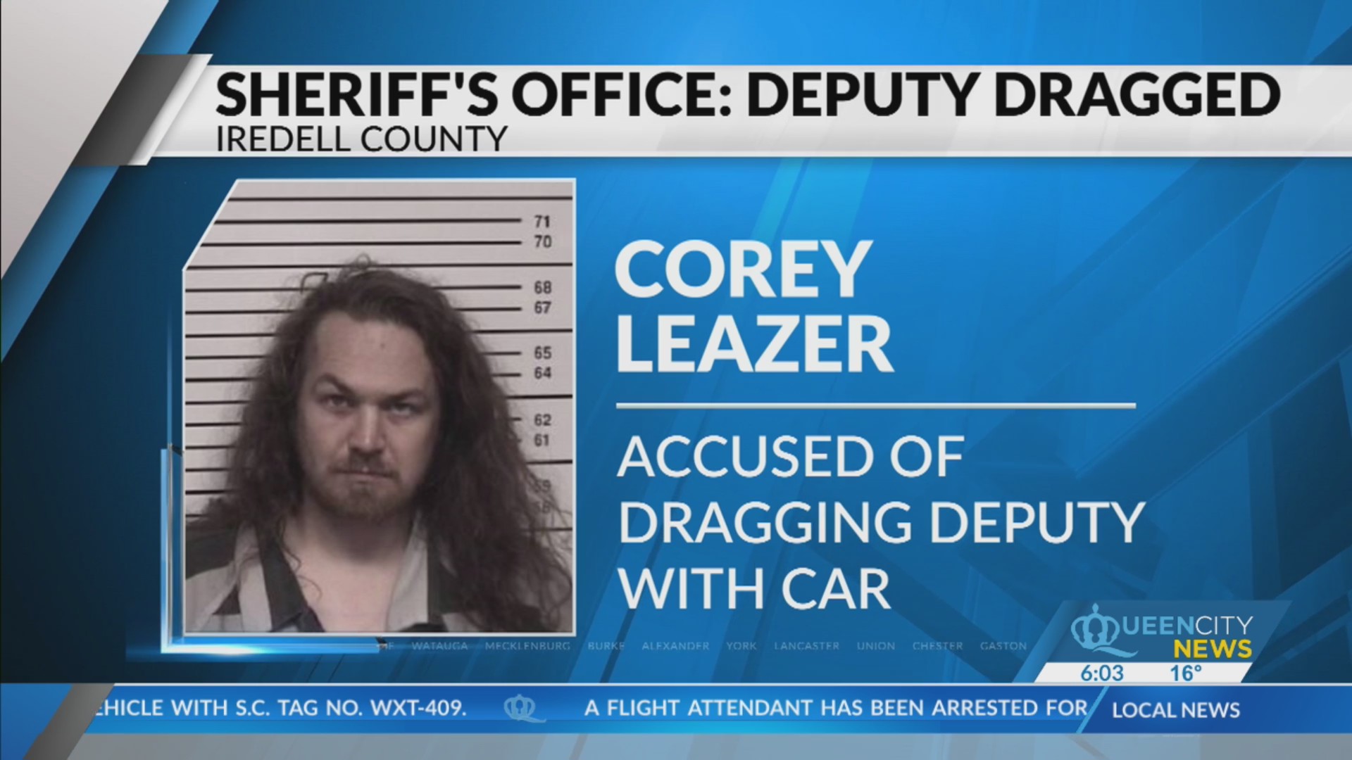Man wanted after dragging Iredell County deputy with car: Sheriff ...