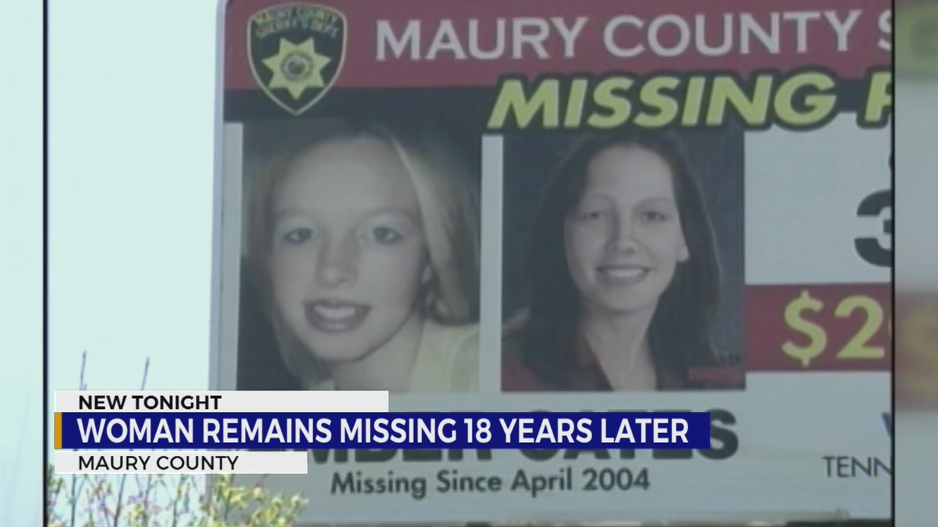 Maury county woman remains missing 18 years later – WKRN News 2