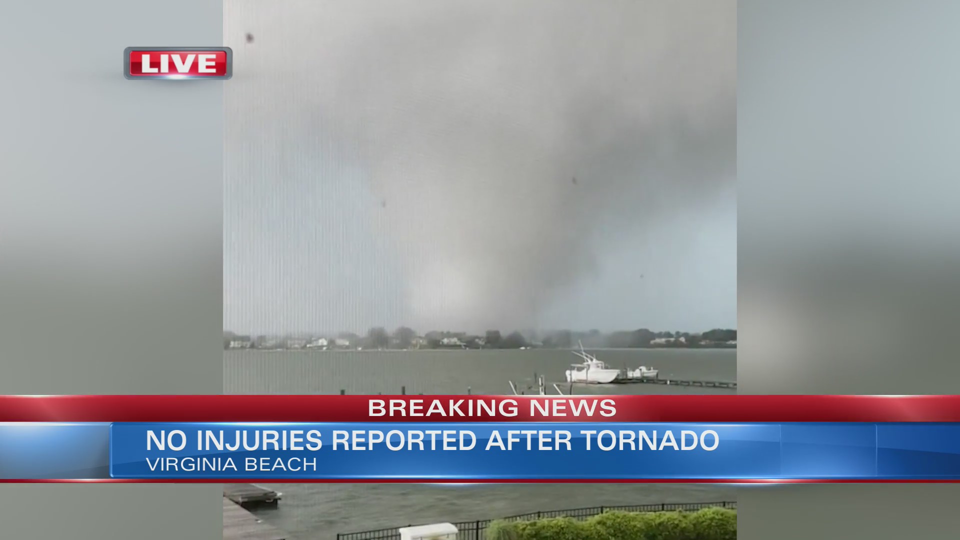 No injuries reported following tornado in Virginia Beach