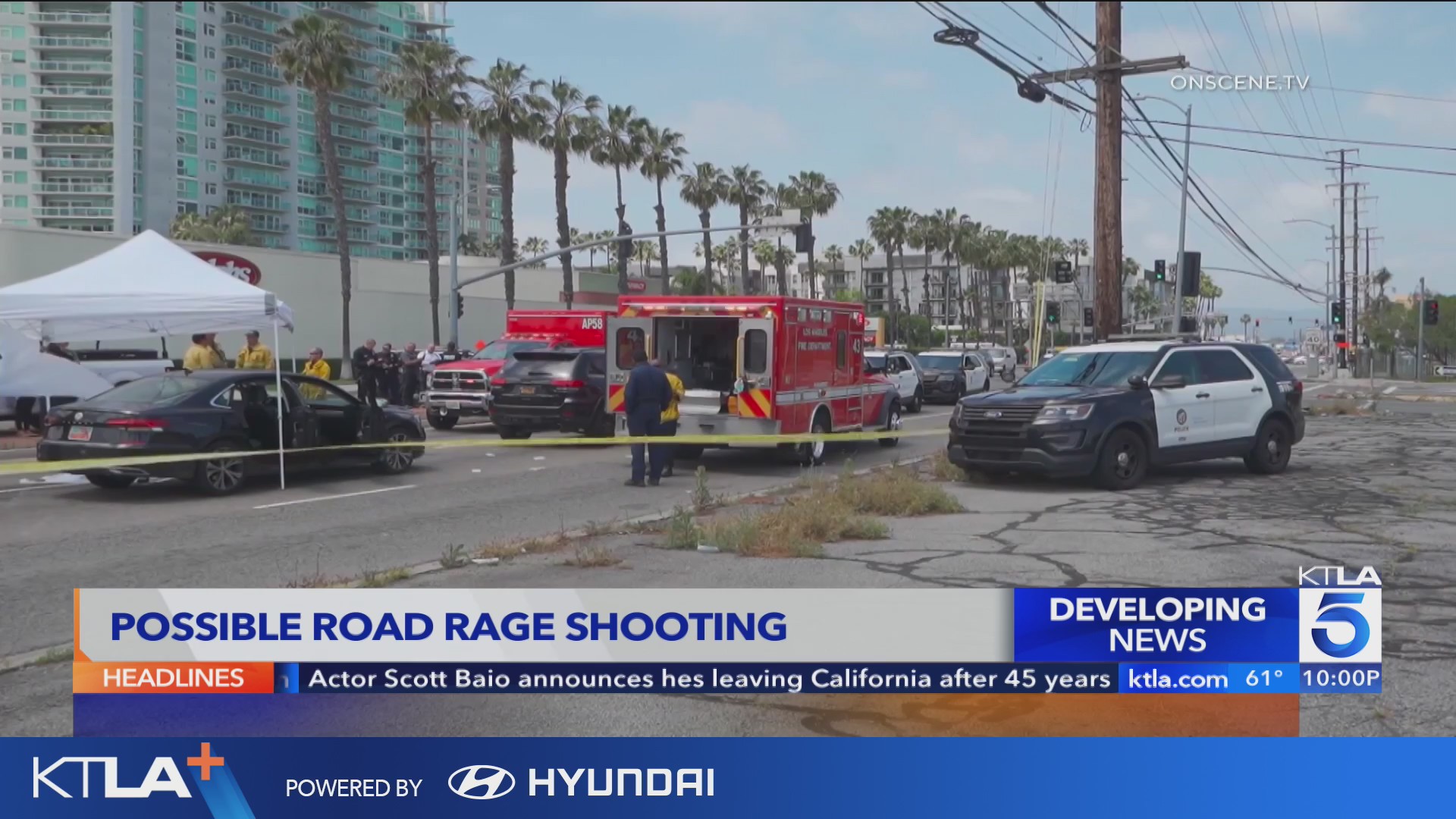 1 dead after possible road-rage shooting in Marina Del Rey – KTLA