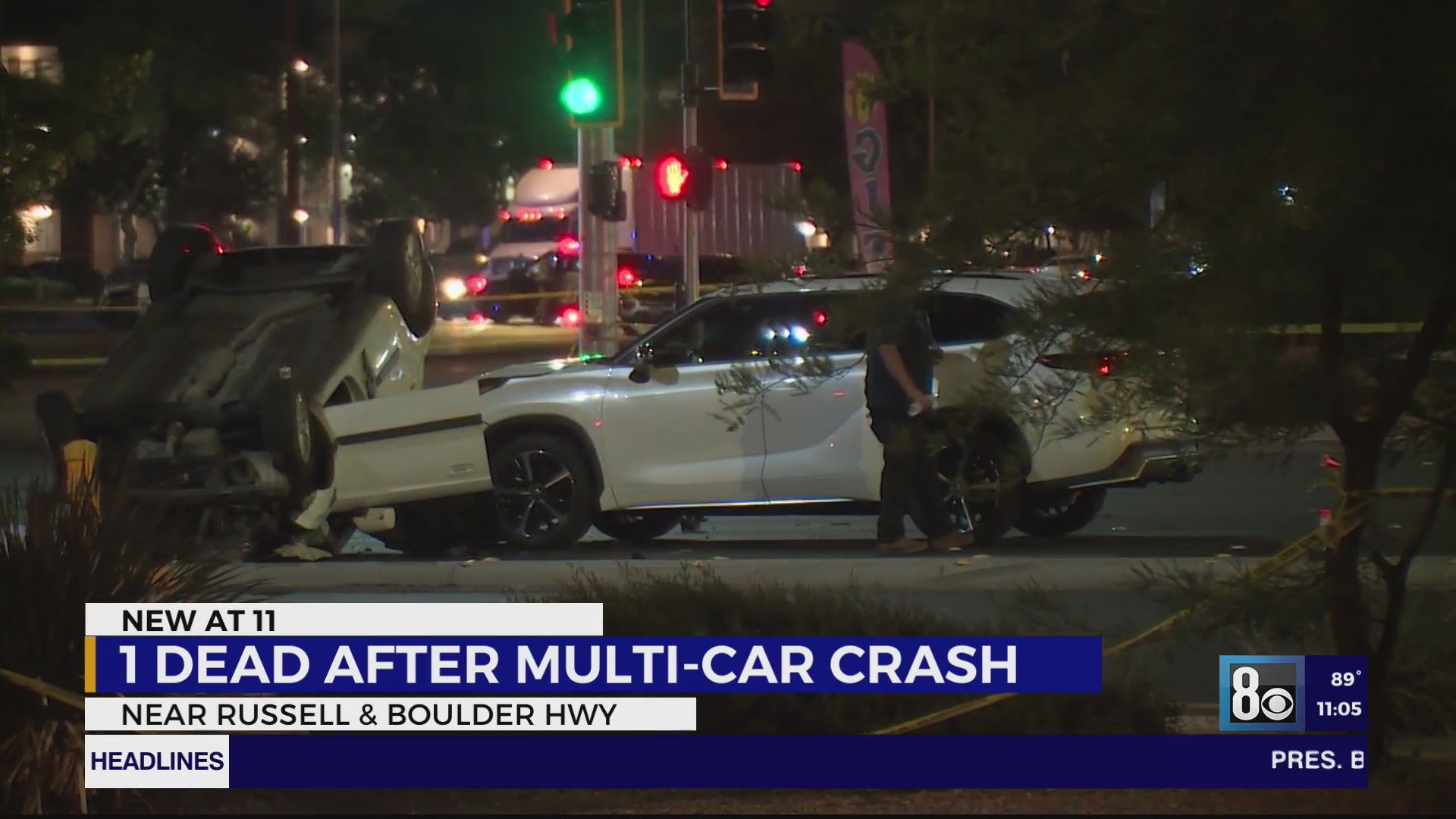 1 dead after southeast Las Vegas valley crash – KLAS