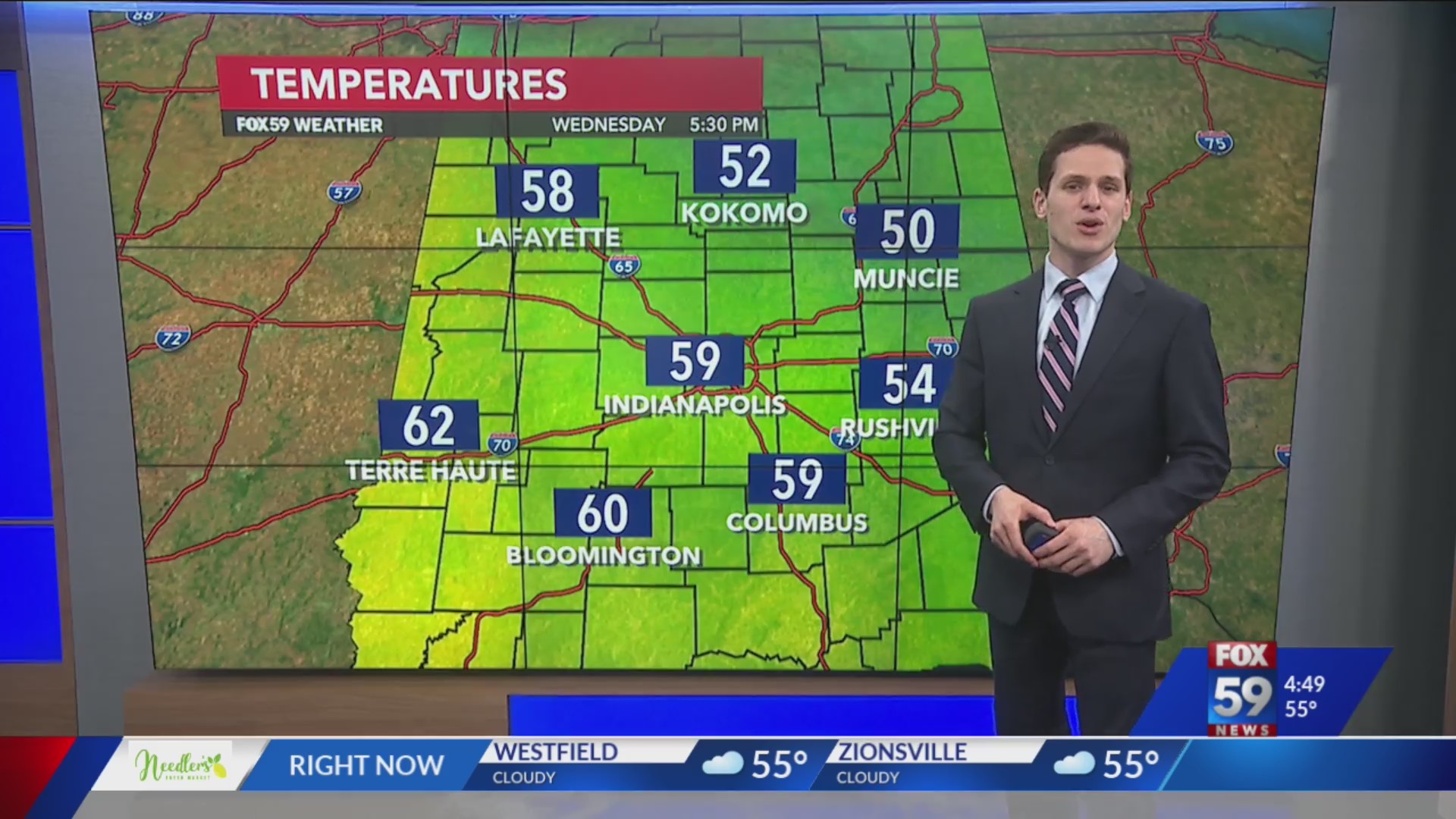 Warming trend gets going on Wednesday – Fox 59
