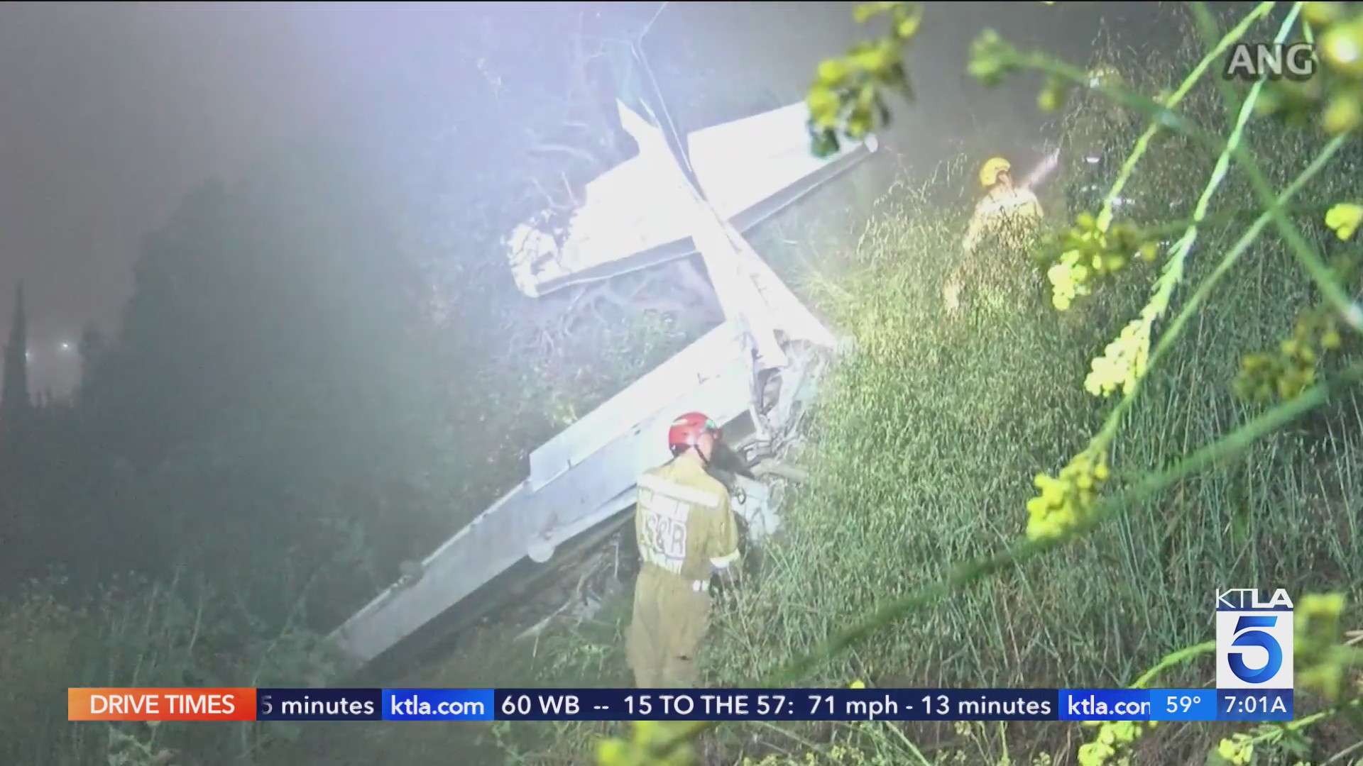 Authorities investigating deadly plane crash in Beverly Crest – KTLA