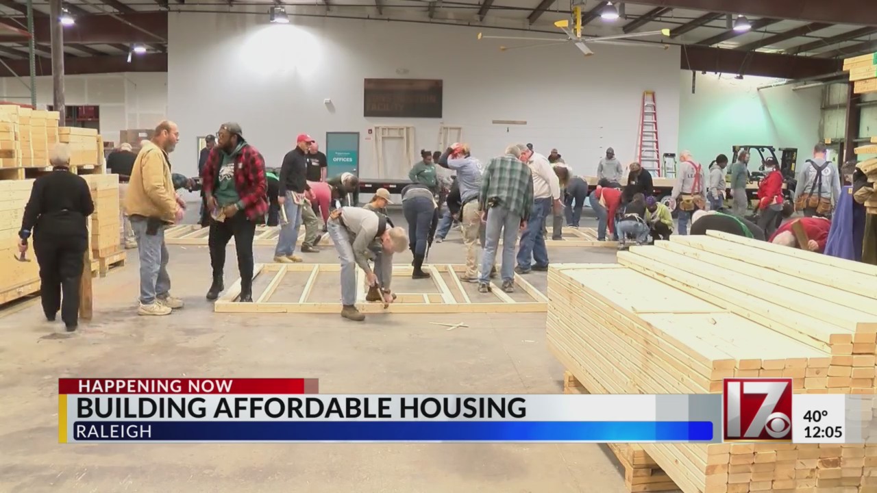 Building affordable housing in Raleigh for MLK day – CBS17.com