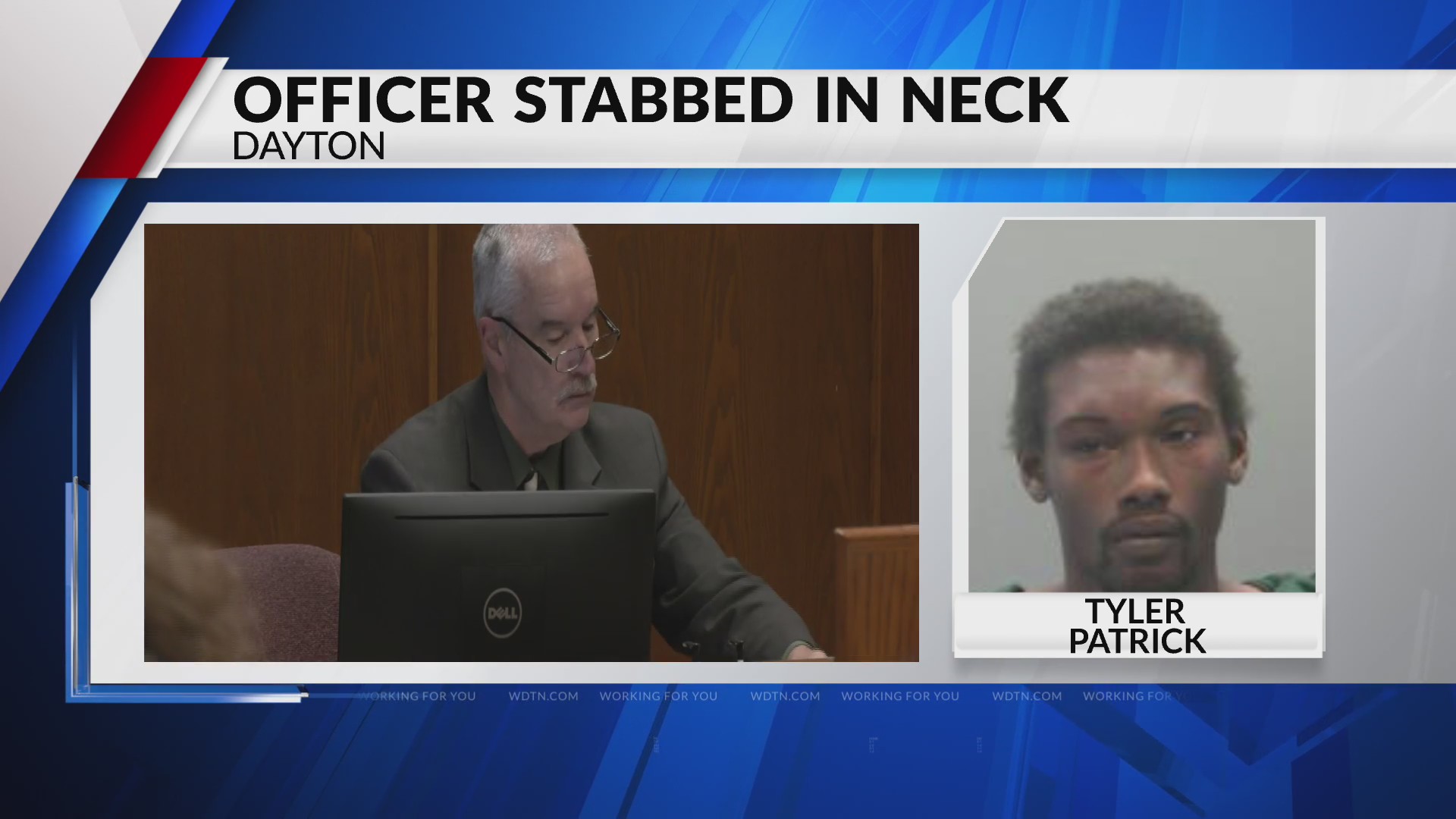 Dayton man accused of stabbing officer pleads not guilty – WDTN.com