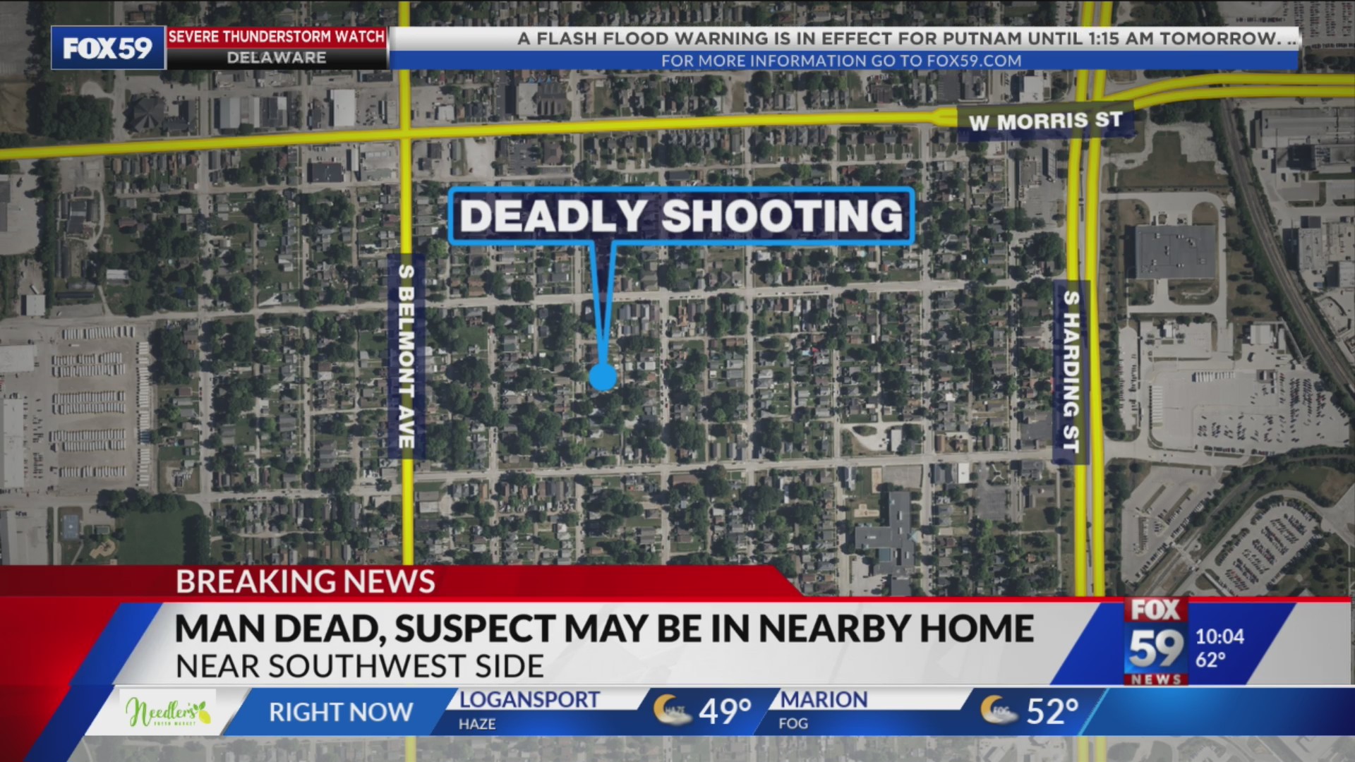 Man shot, killed on near southwest side – Fox 59