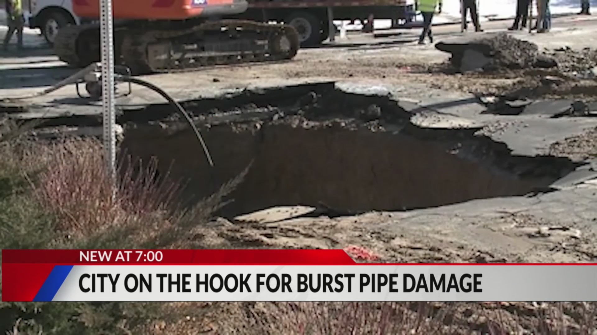 Who is paying for the water main break at 9th and Eudora FOX31 Denver