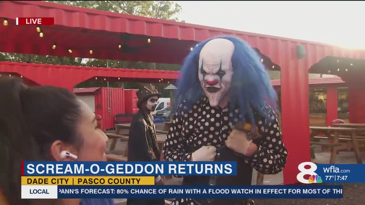 ScreamAGeddon kicks off spooky season with haunted attractions WFLA