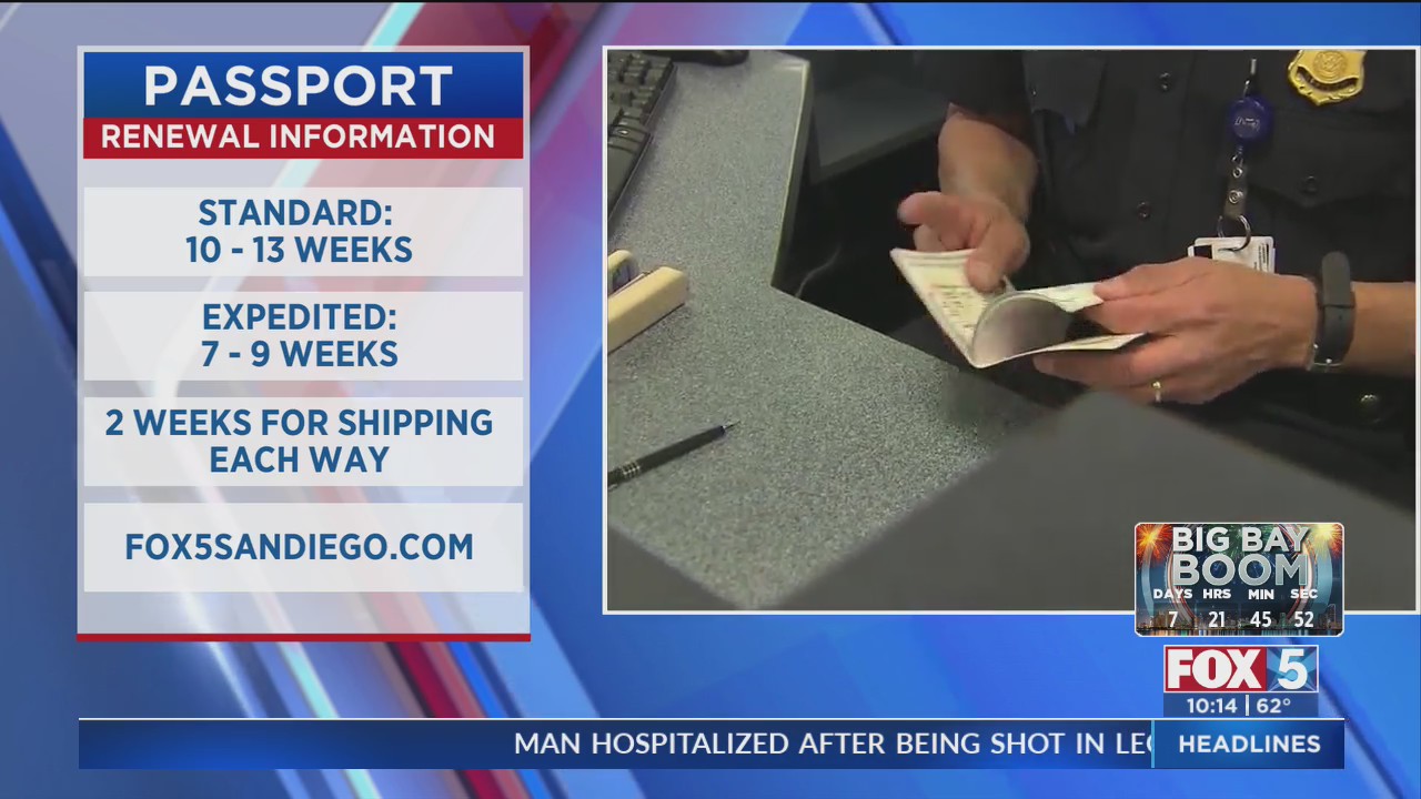 Passport Renewal Information – FOX 5 San Diego & KUSI News
