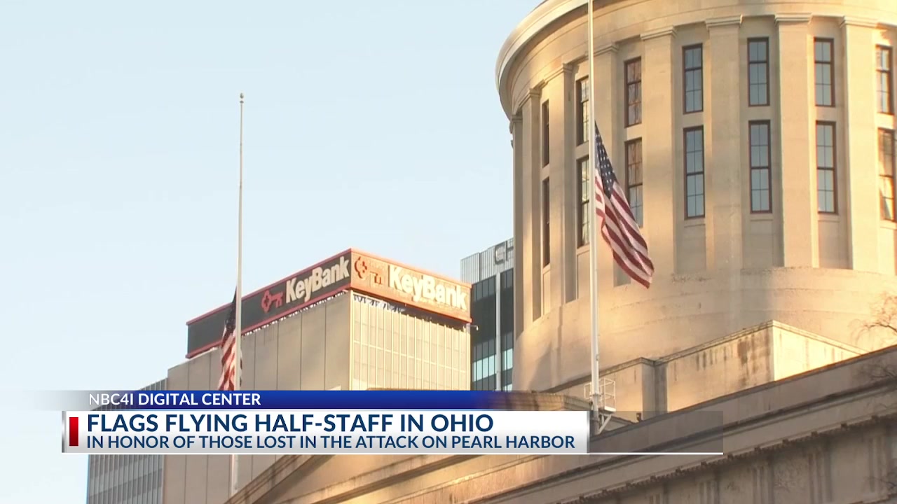 Why are flags flying halfstaff in Ohio? NBC4 WCMHTV