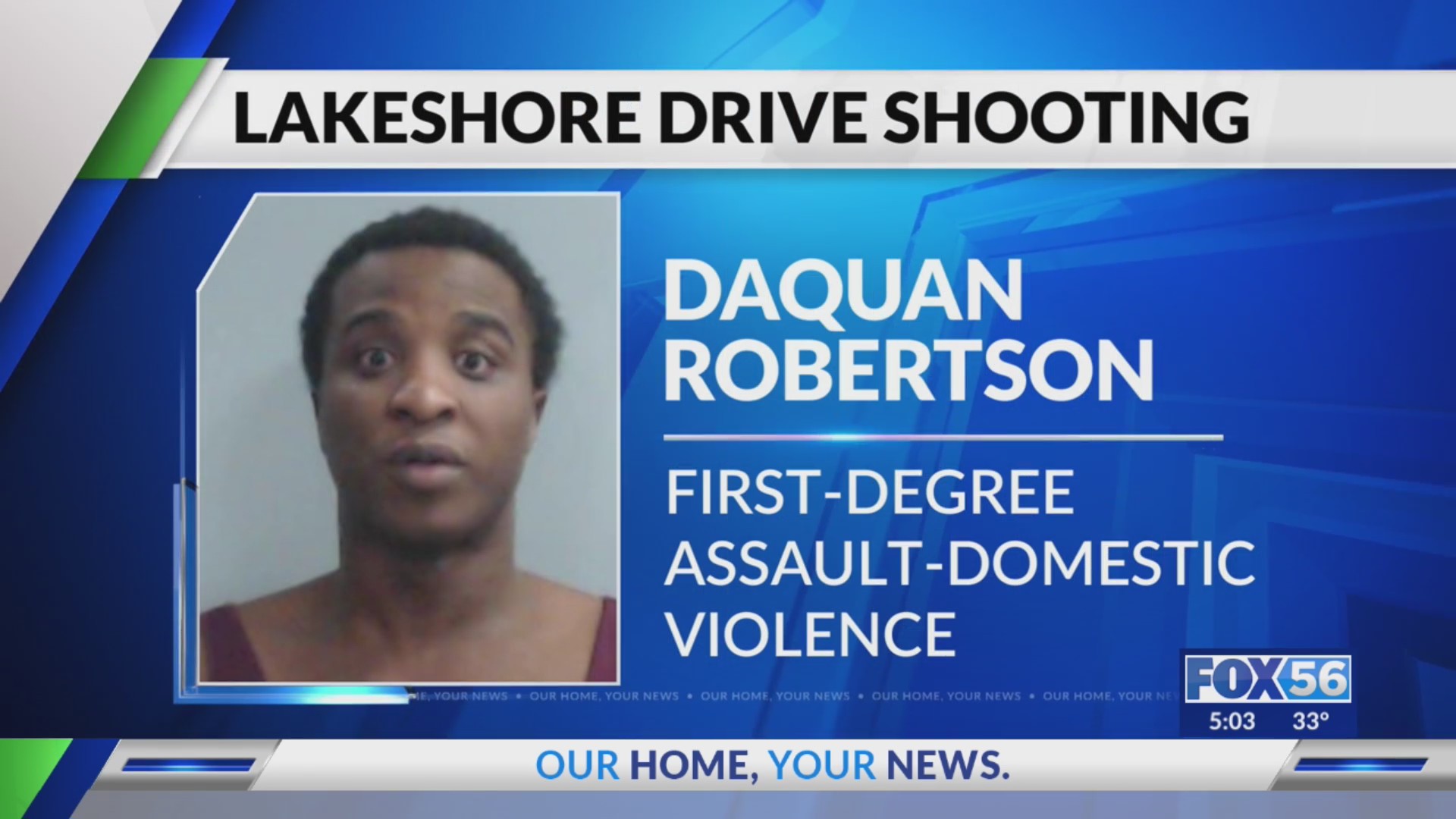 Man arrested on assault charges following shooting on Lakeshore Drive ...