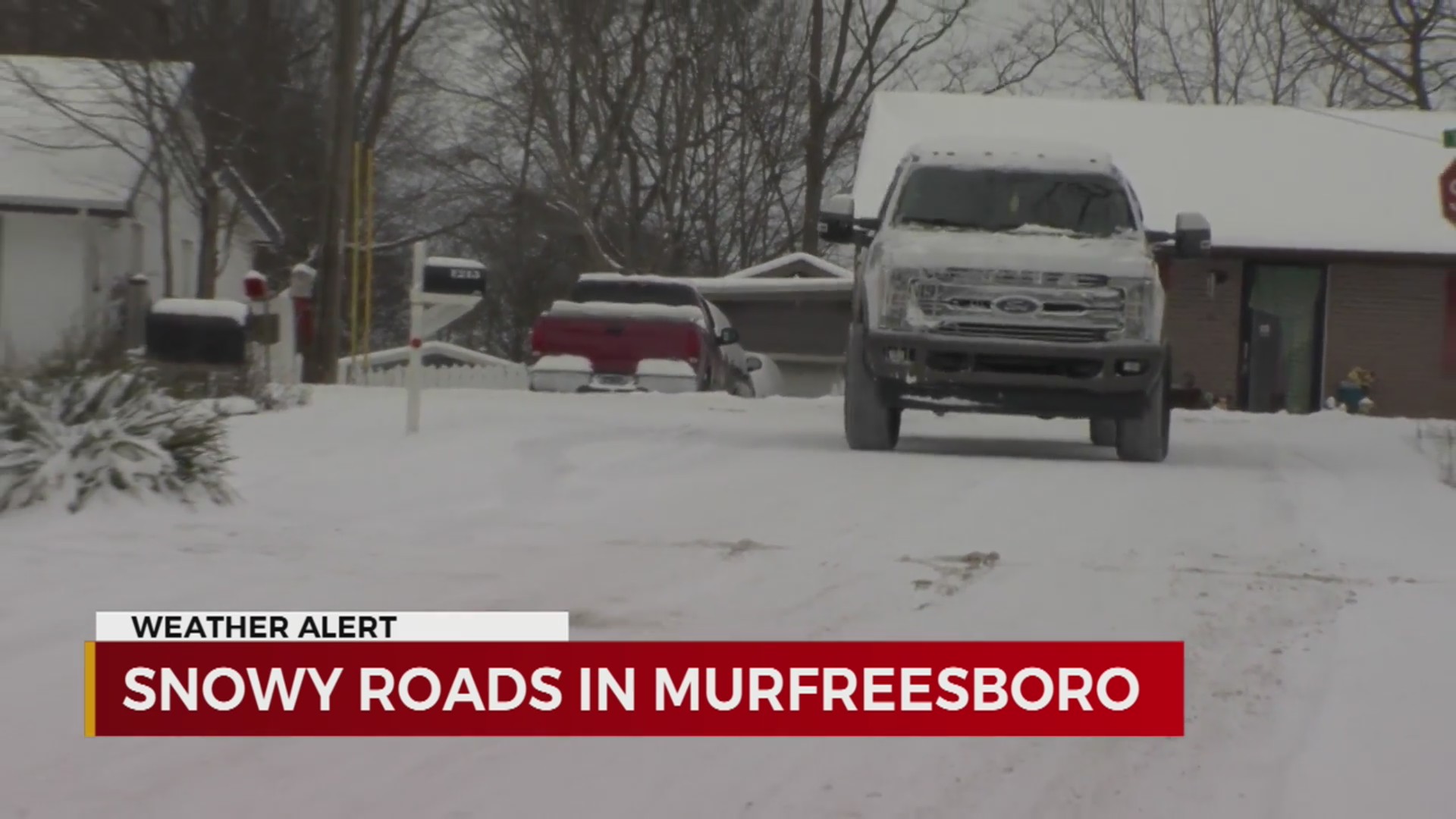 Snowy roads in Murfreesboro – WKRN News 2