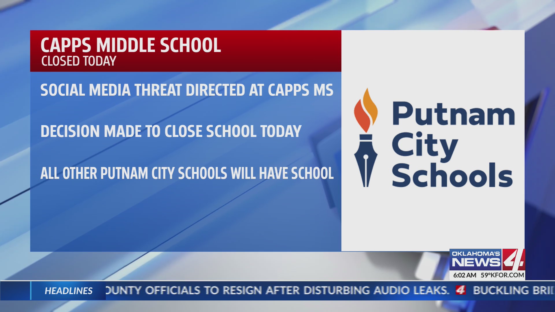 Capps Middle School closed after threat Oklahoma City