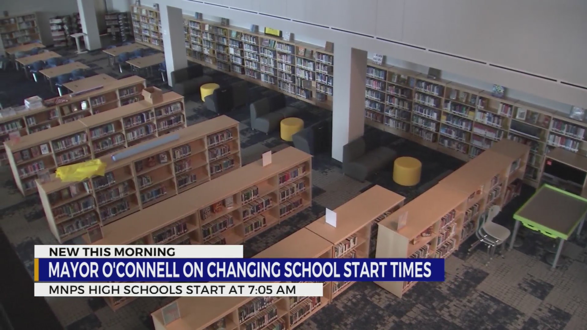 Mayor O’Connell discusses changing school start times WKRN News 2